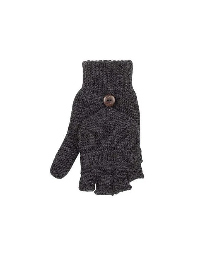 Pure-Pure Merino Handschuh mit Fingerkappe umklappbar