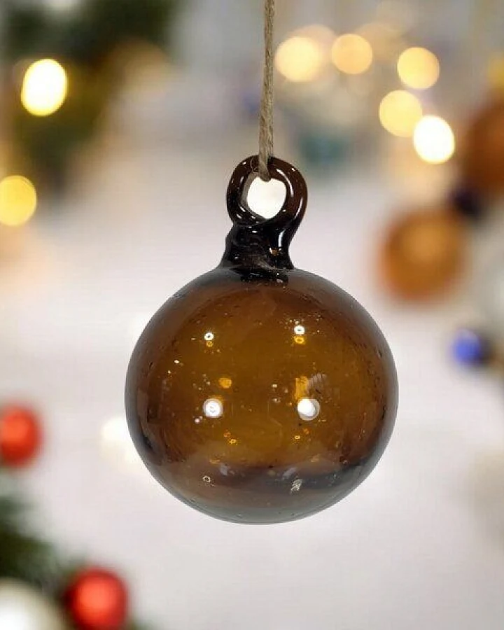 Moogoo Creative Africa Mundgeblasene Weihnachtskugel