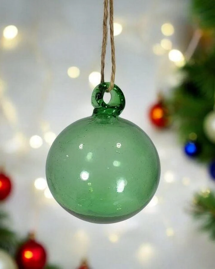 Moogoo Creative Africa Mundgeblasene Weihnachtskugel