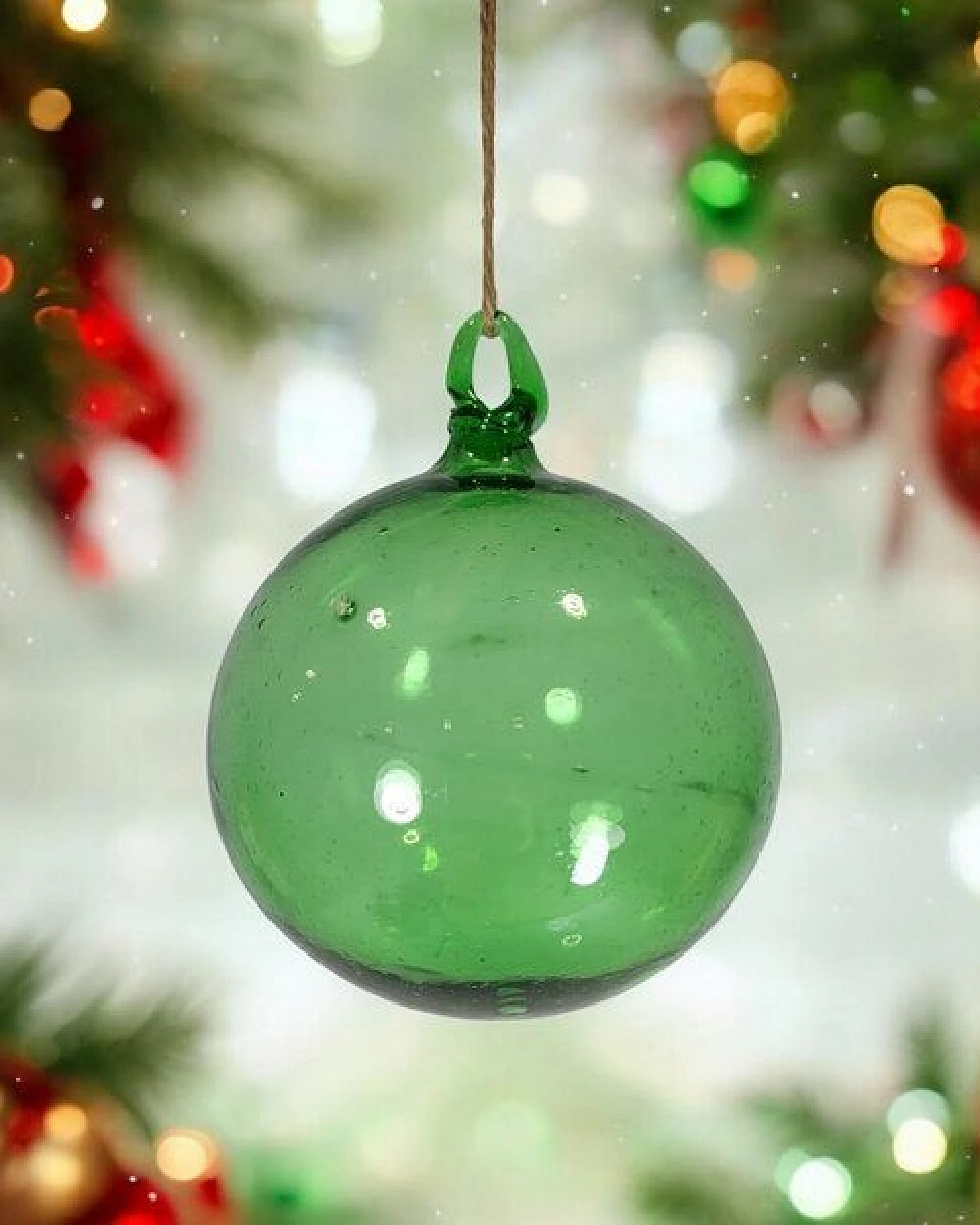 Moogoo Creative Africa Mundgeblasene Weihnachtskugel – Ansicht 2