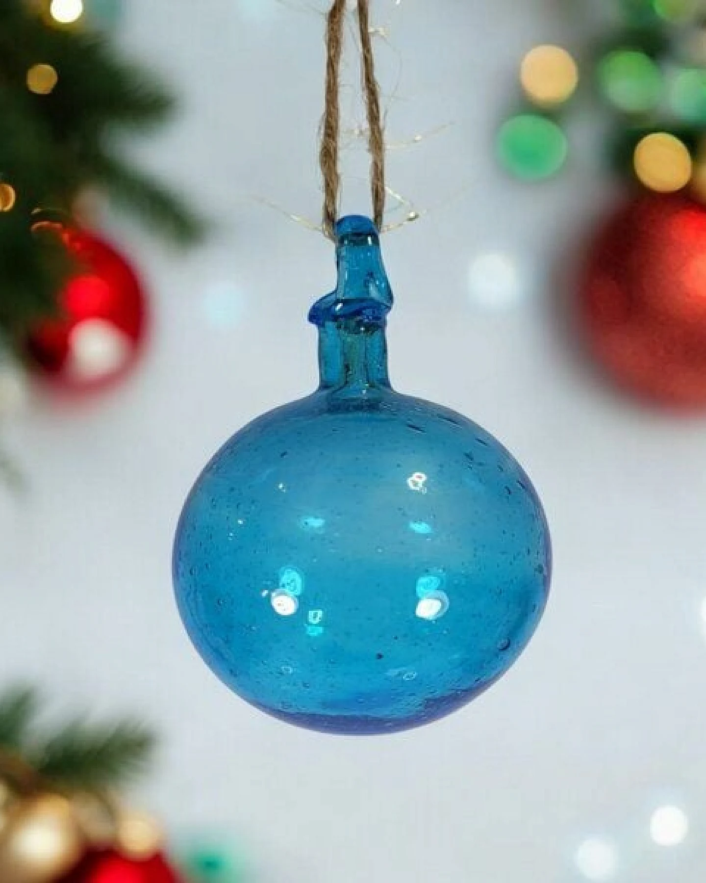 Moogoo Creative Africa Mundgeblasene Weihnachtskugel – Ansicht 2