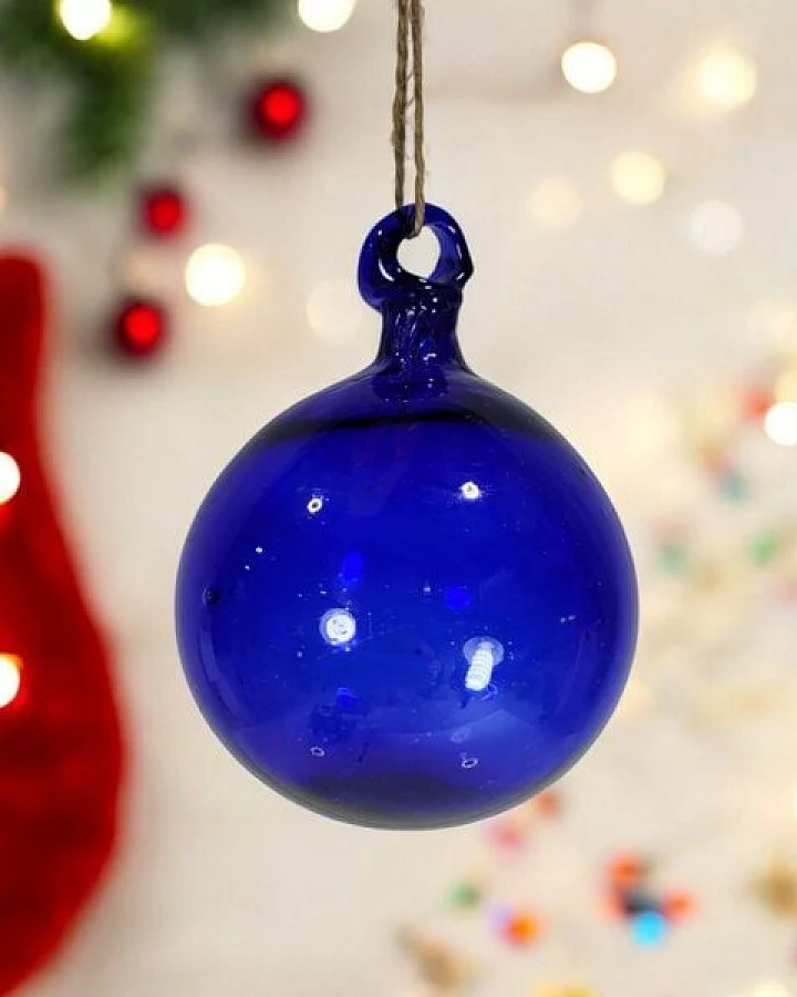 Moogoo Creative Africa Mundgeblasene Weihnachtskugel