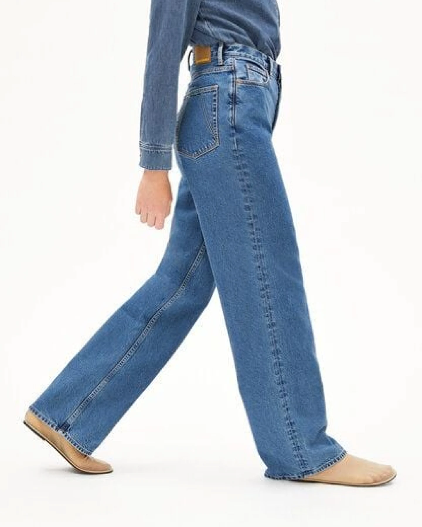 ARMEDANGELS ENIJAA Damen Wide Jeans recycelter Baumwolle – Ansicht 4