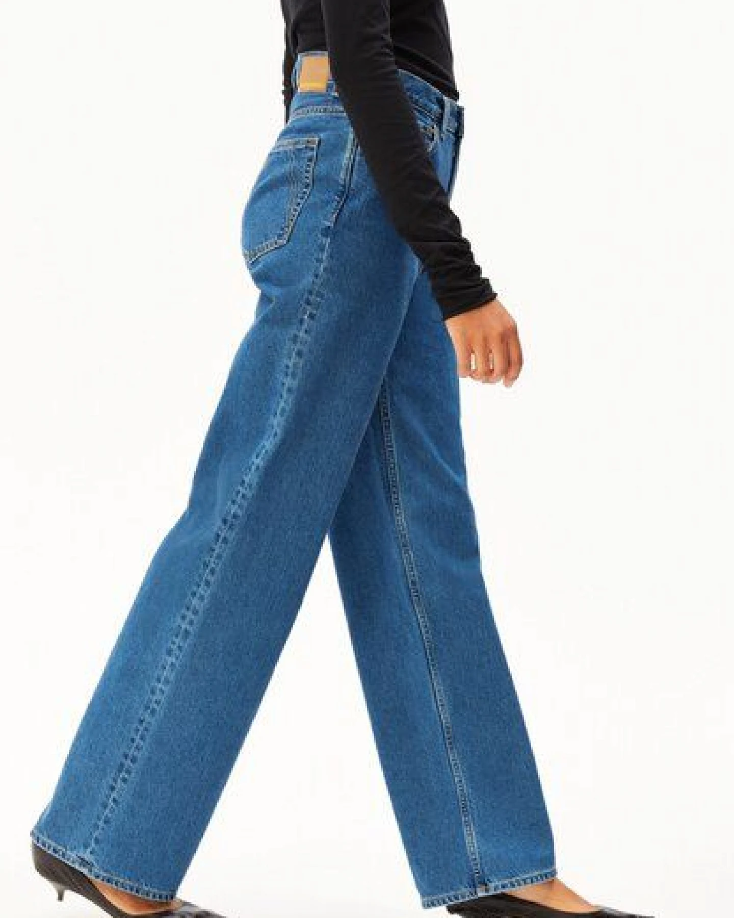 ARMEDANGELS ENIJAA Damen Wide Jeans recycelter Baumwolle – Ansicht 4