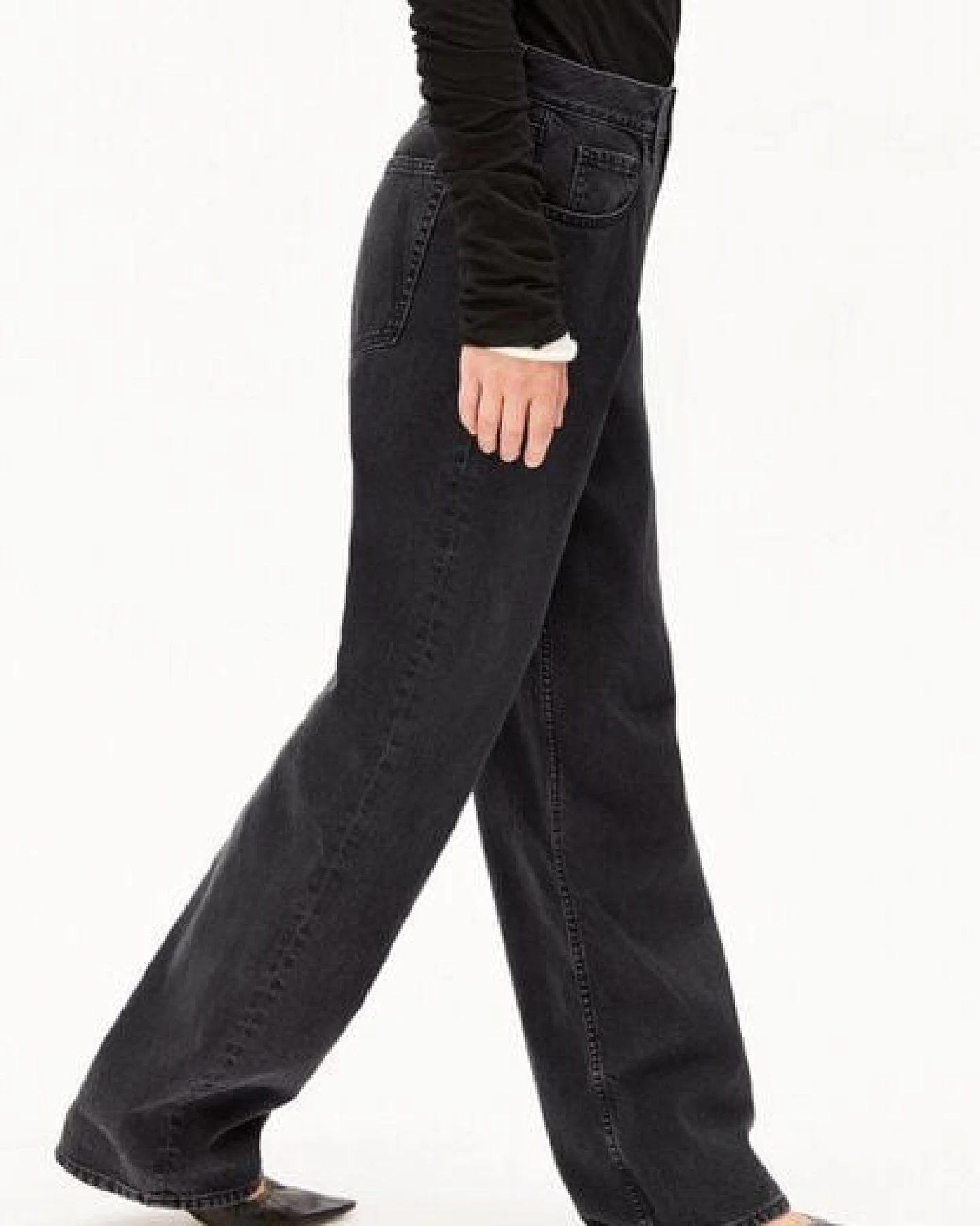 ARMEDANGELS HAAYI Damen Baggy Jeans recycelte Baumwolle – Ansicht 4