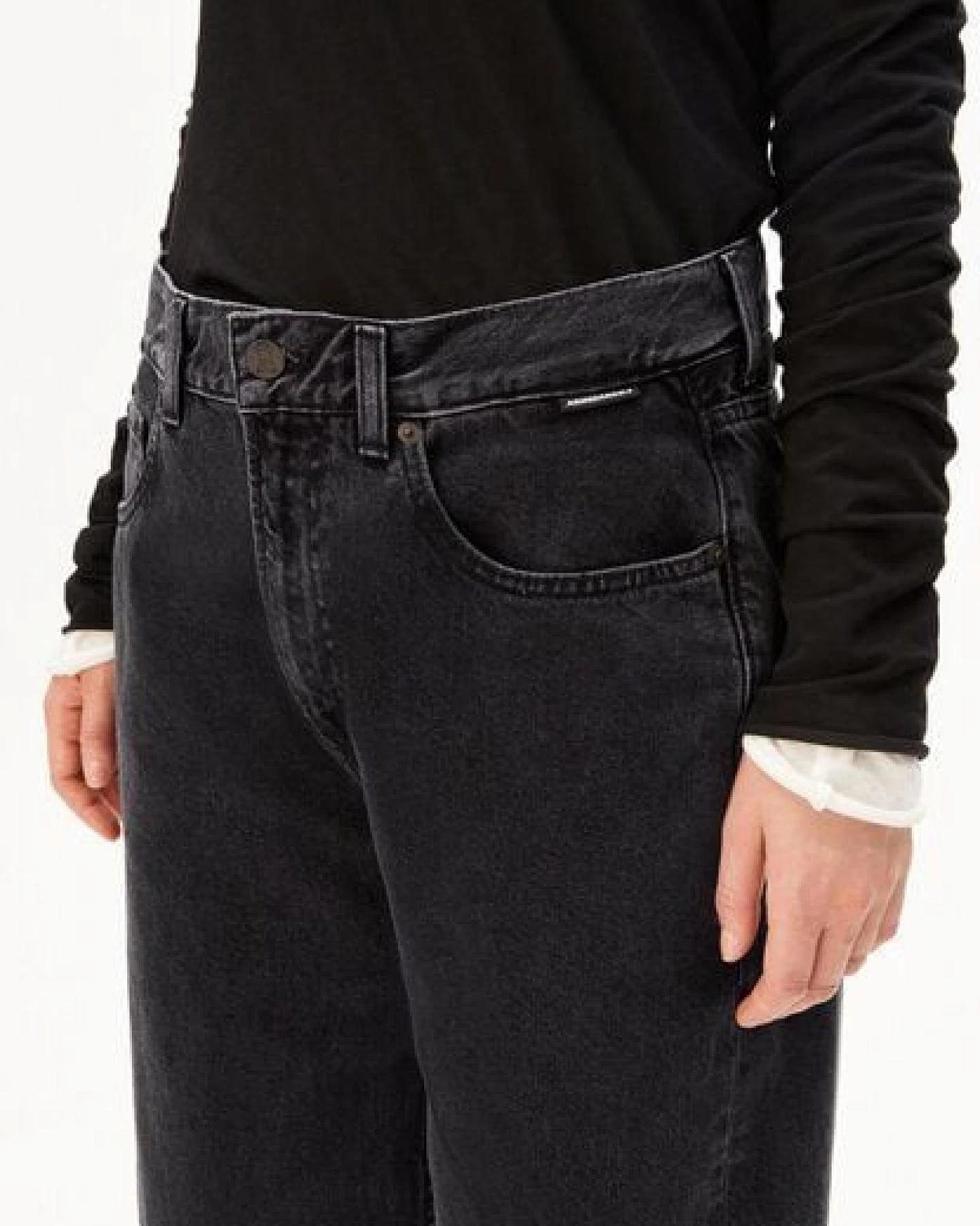 ARMEDANGELS HAAYI Damen Baggy Jeans recycelte Baumwolle – Ansicht 3