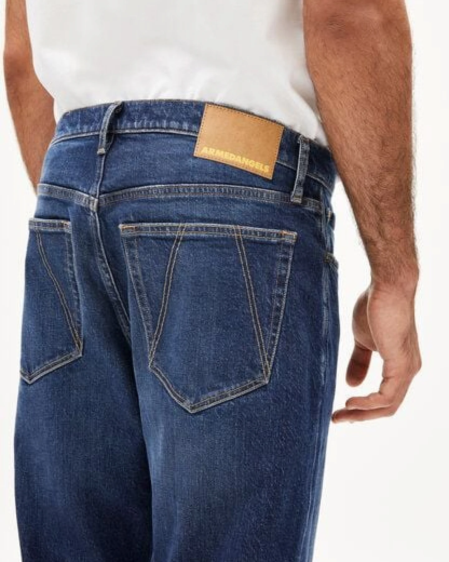 ARMEDANGELS AAUSTIN Herren Relaxed Tapered Jeans Bio-Baumwoll Mix Comfort-Stretch – Ansicht 3