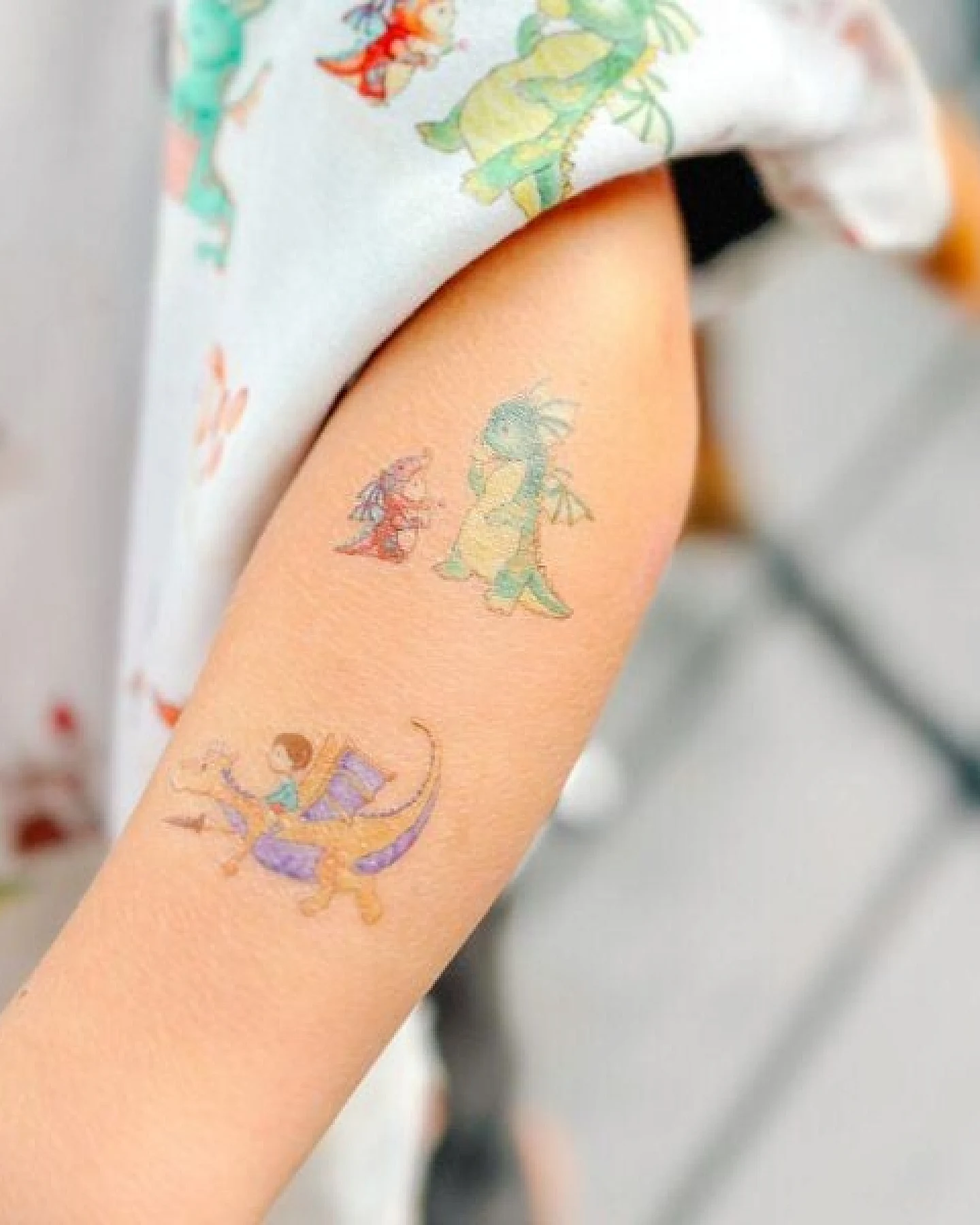 ten little fingers temporäre Kinder Farb Tattoos - handgemalt, vegan ohne BHT, PEG... – Ansicht 2