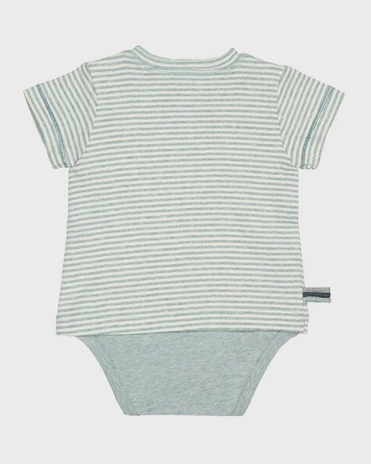 Baby S/S T-shirt Body gestreift 'OrganicEra' aus Bio-Baumwolle – Ansicht 3