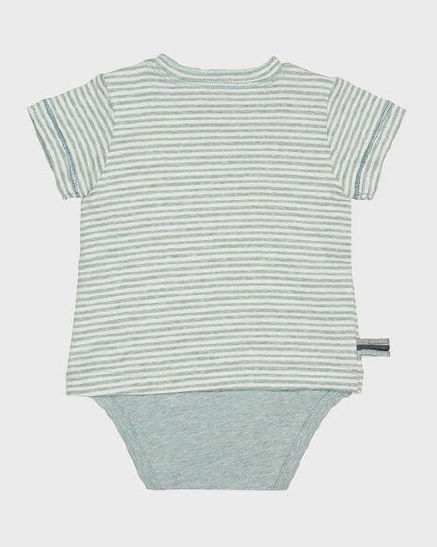 Baby S/S T-shirt Body gestreift 'OrganicEra' aus Bio-Baumwolle – Ansicht 3