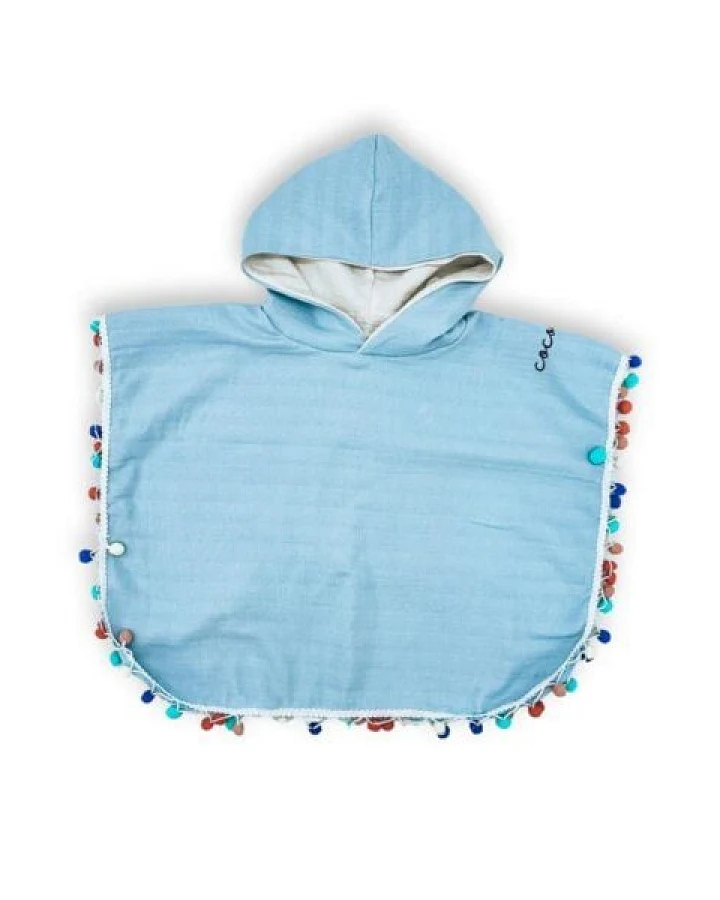 ten little fingers BIO Badeponcho aus Musselin- Made by luftabong