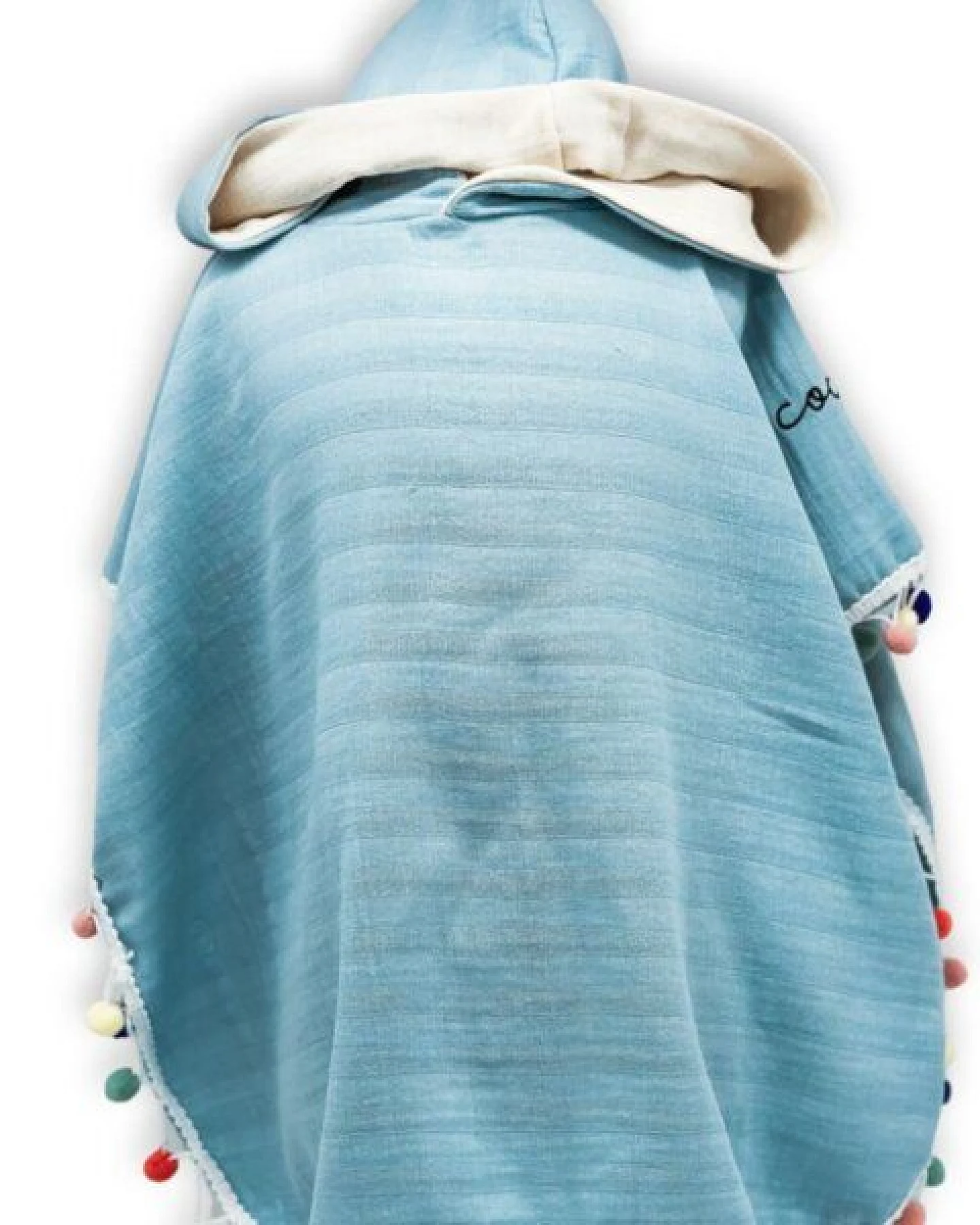 ten little fingers BIO Badeponcho aus Musselin- Made by luftabong – Ansicht 3