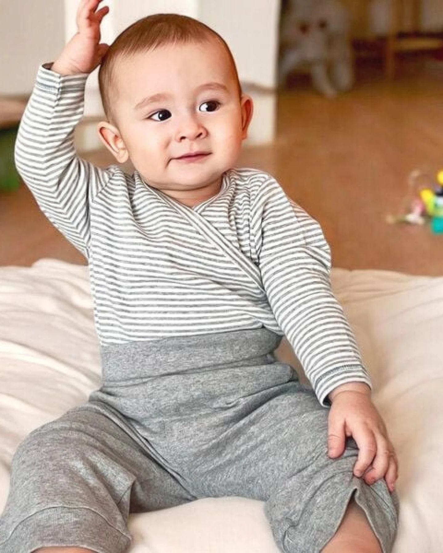 Baby-Hose mit Gummiband 'OrganicEra' aus Bio-Baumwolle – Ansicht 3