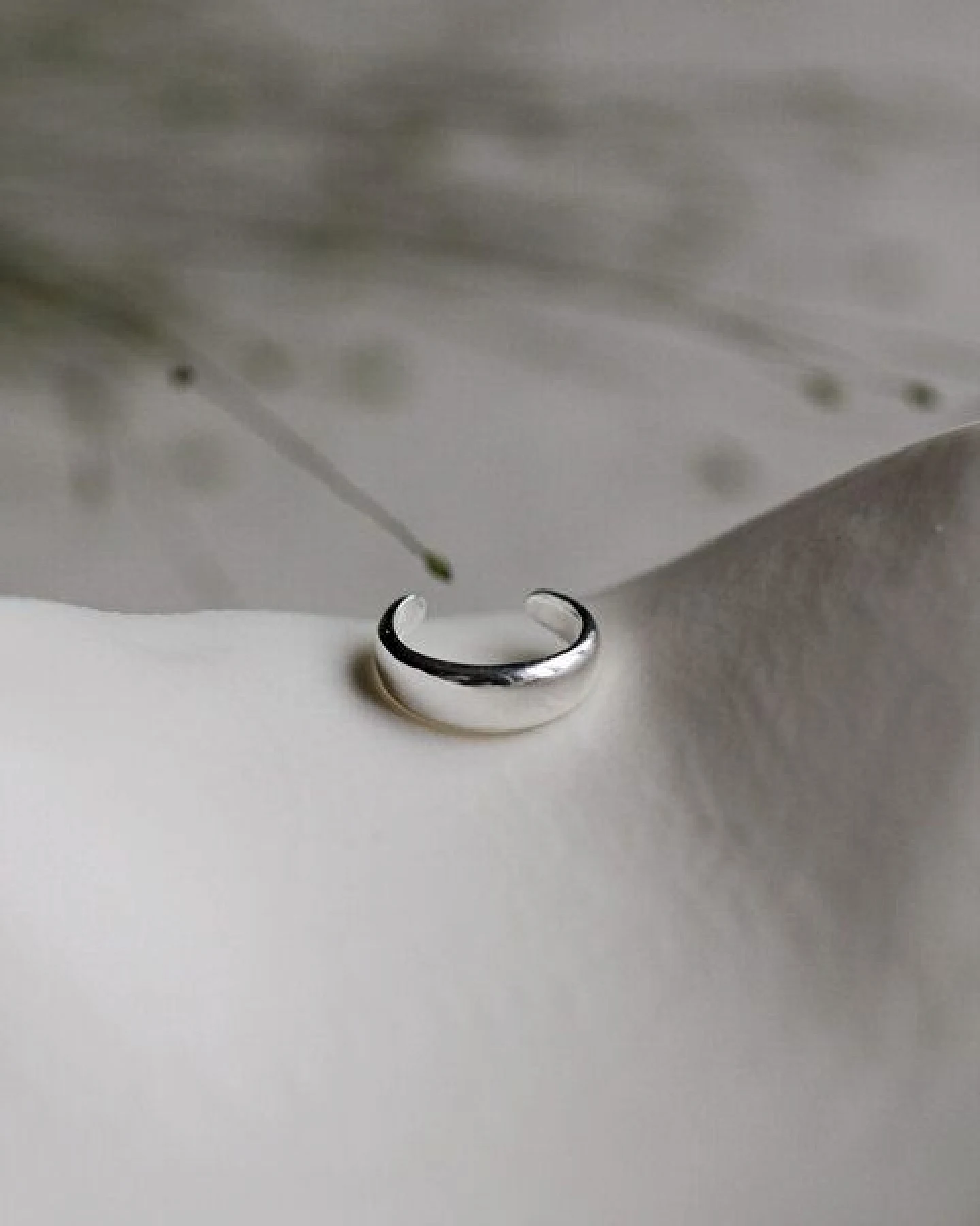 lille mus Earcuff 'Basic' 925 Silber / vergoldet – Ansicht 2