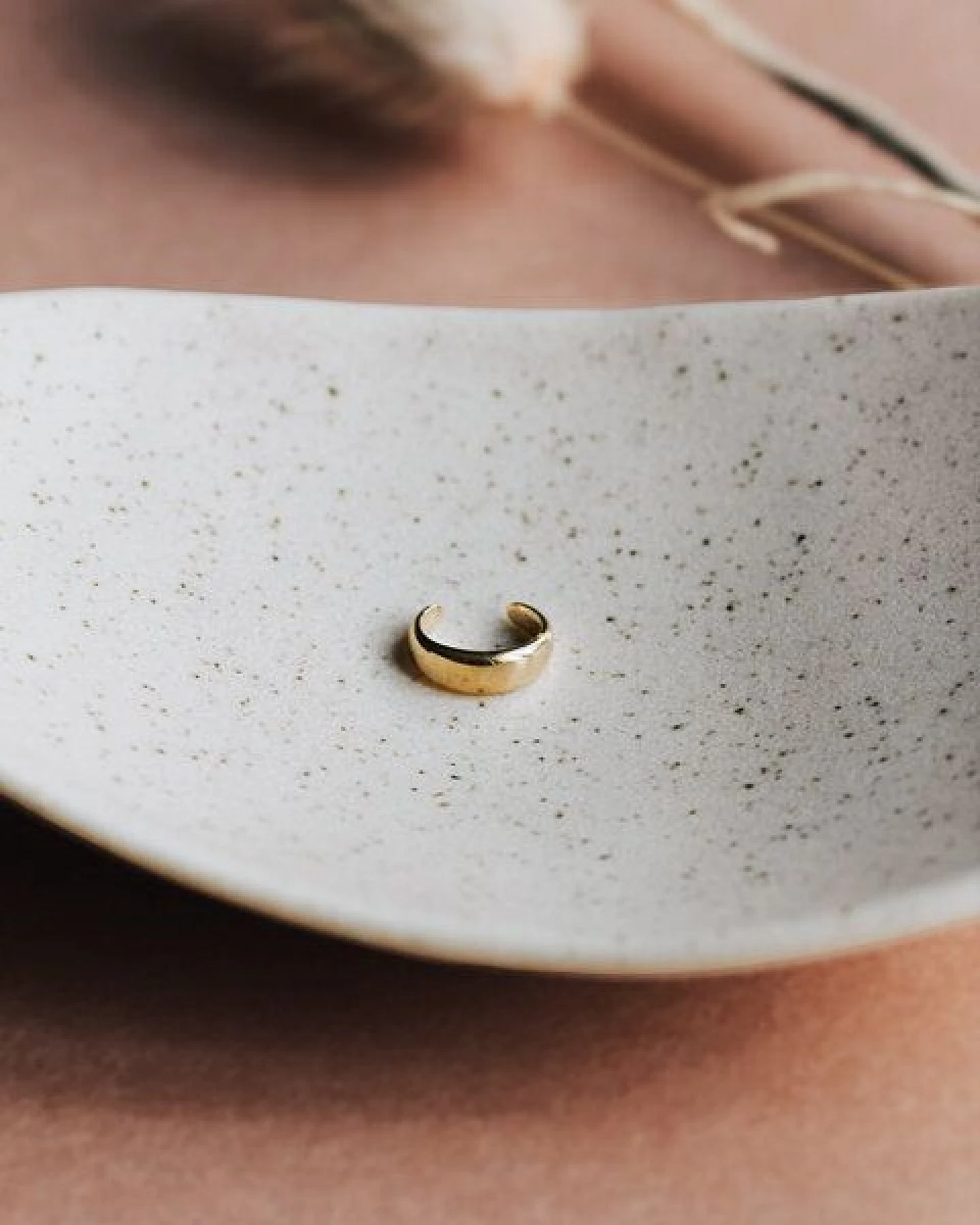 lille mus Earcuff 'Basic' 925 Silber / vergoldet – Ansicht 2