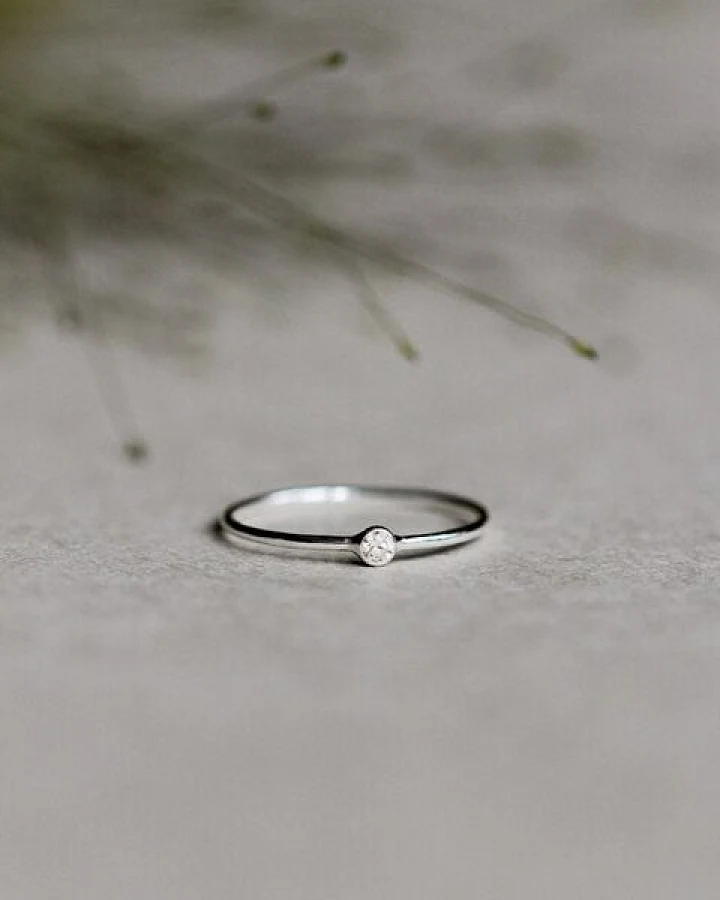 lille mus Ring 'Blingbling' 925 Silber / vergoldet
