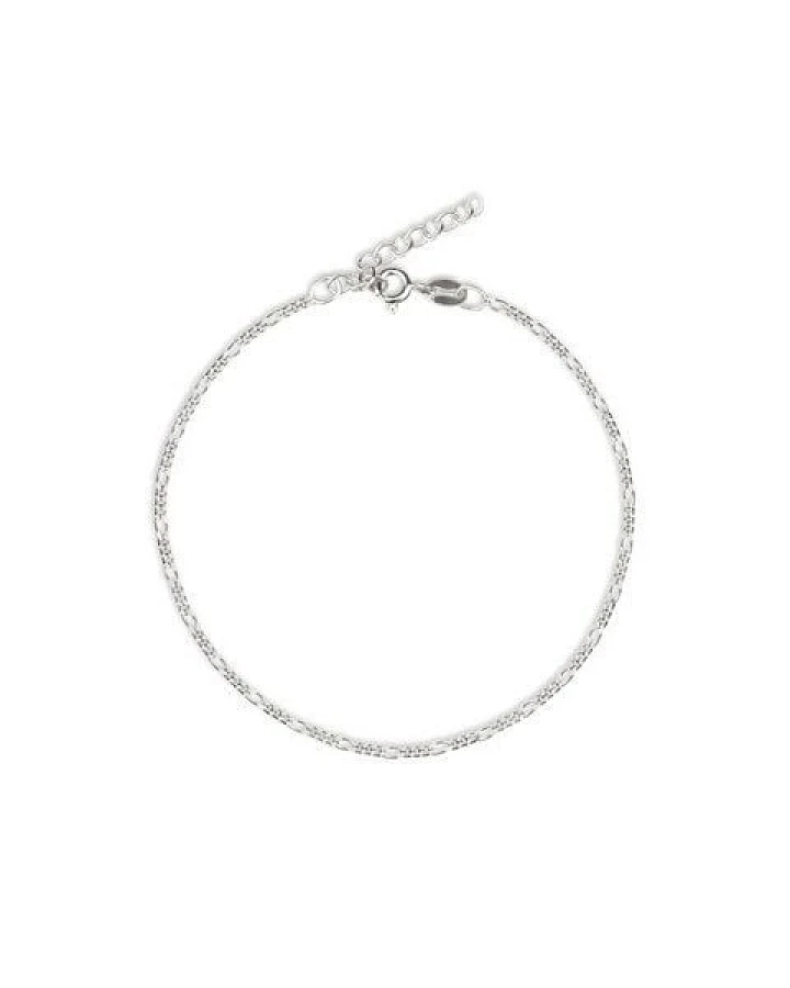 lille mus Schmuckset Armband + Kette 'Figaro' 925 Silber / vergoldet