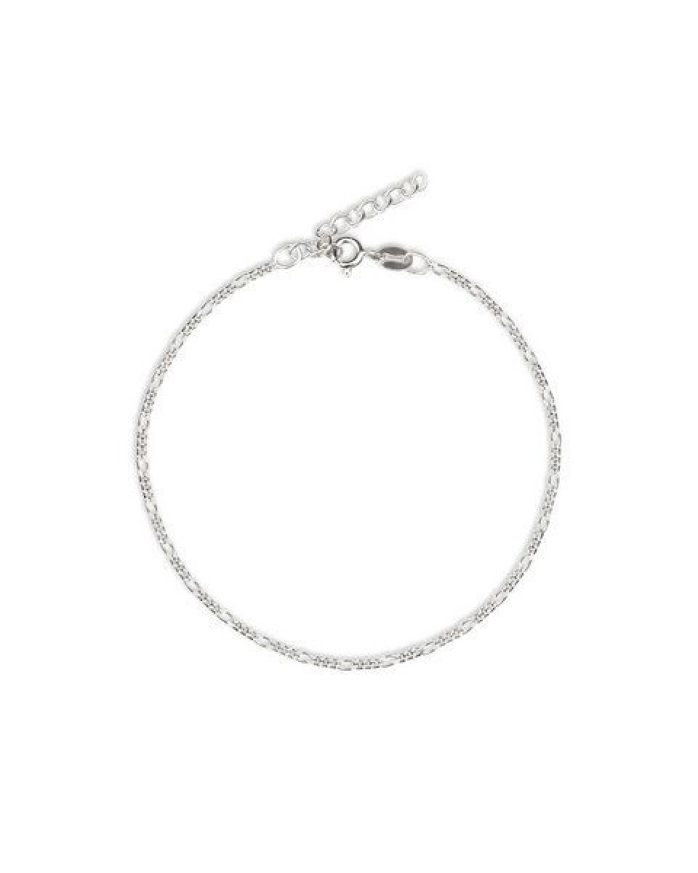 lille mus Schmuckset Armband + Kette 'Figaro' 925 Silber / vergoldet – Ansicht 2