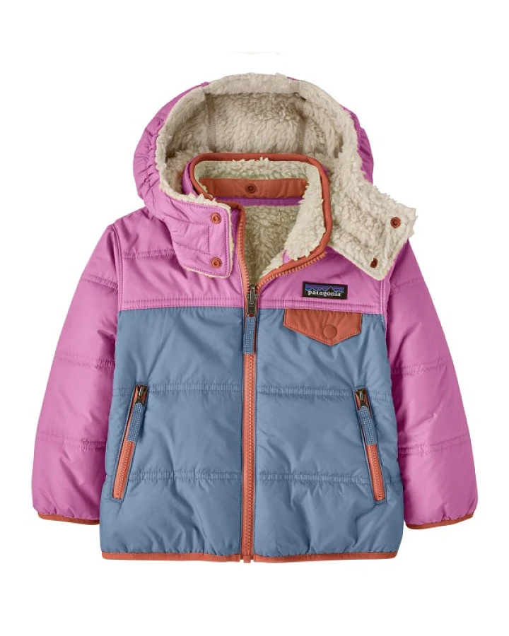 Patagonia - Baby Reversible Tribbles Hoody - Winterjacke Gr 3-6 Months bunt