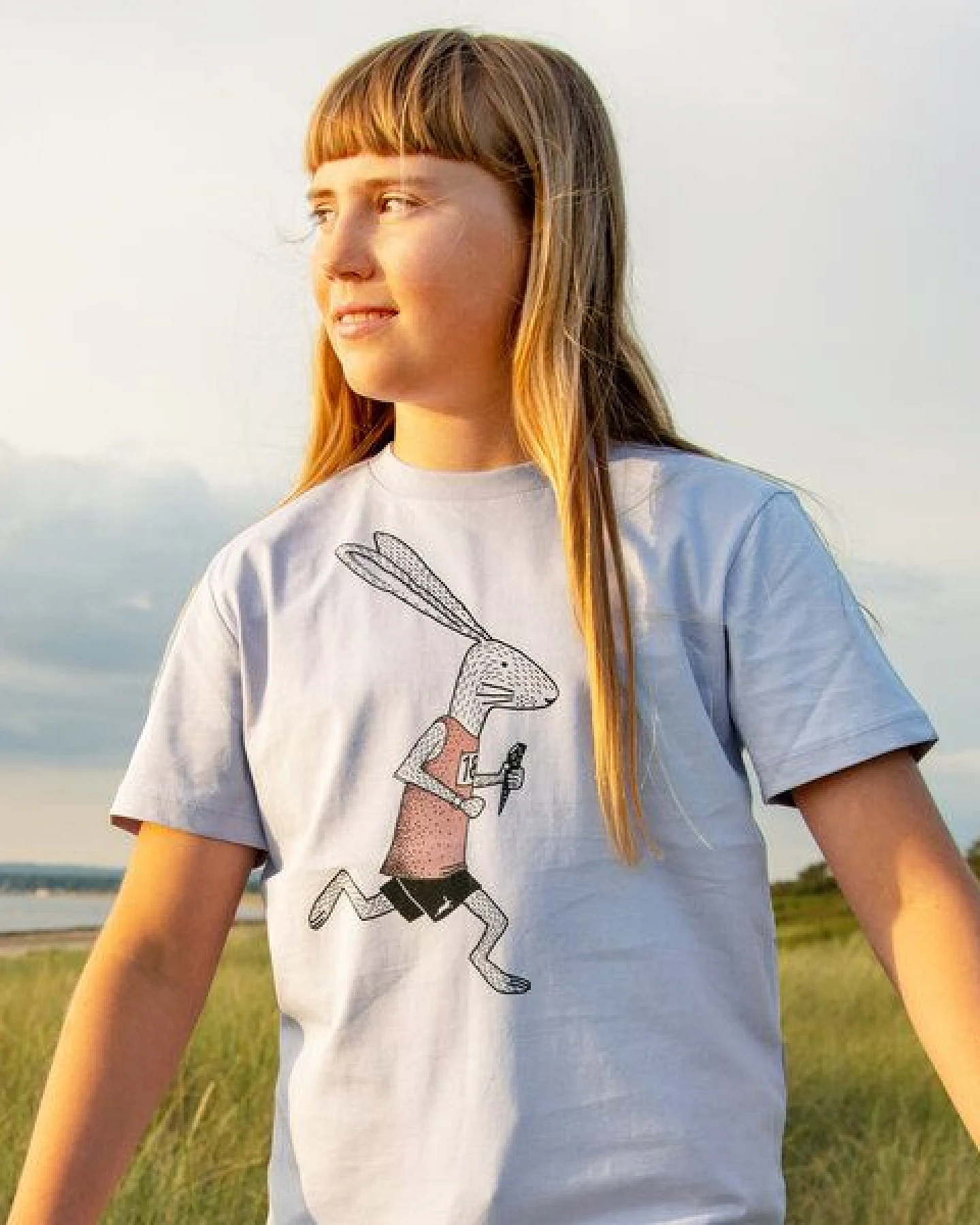 Cmig Laufhase Kinder T-Shirt – Ansicht 2