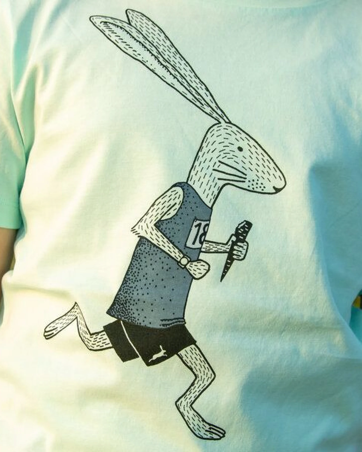 Cmig Laufhase Kinder T-Shirt – Ansicht 2