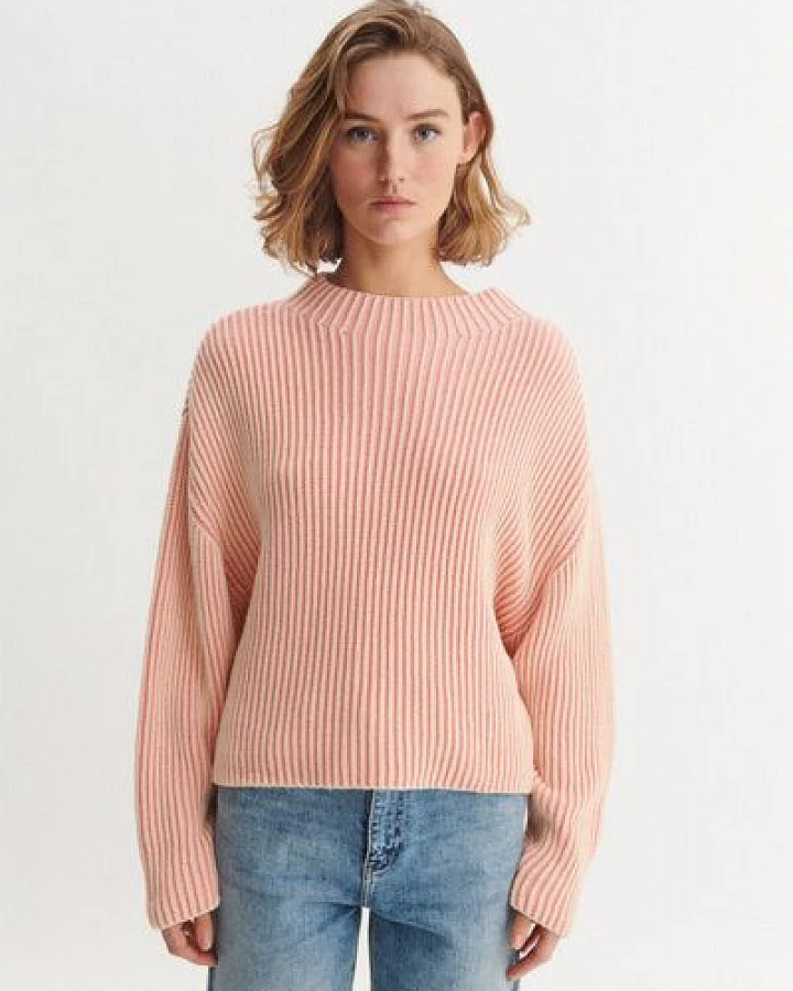 Basic Apparel Pullover WINIE zweifarbig 2-Colored aus Bio-Baumwolle