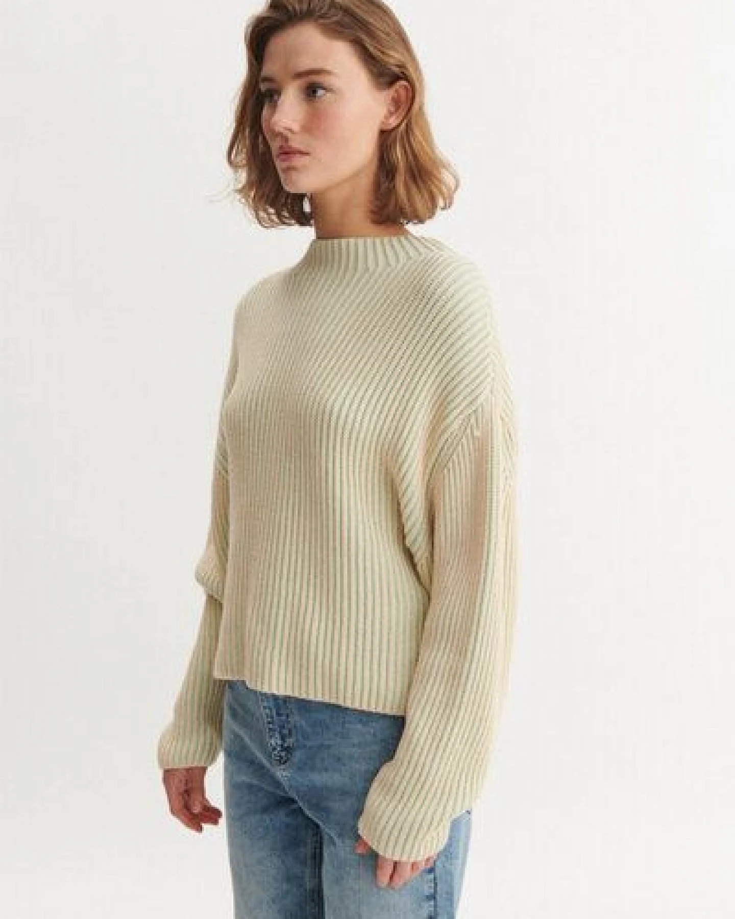 Basic Apparel Pullover WINIE zweifarbig 2-Colored aus Bio-Baumwolle – Ansicht 2