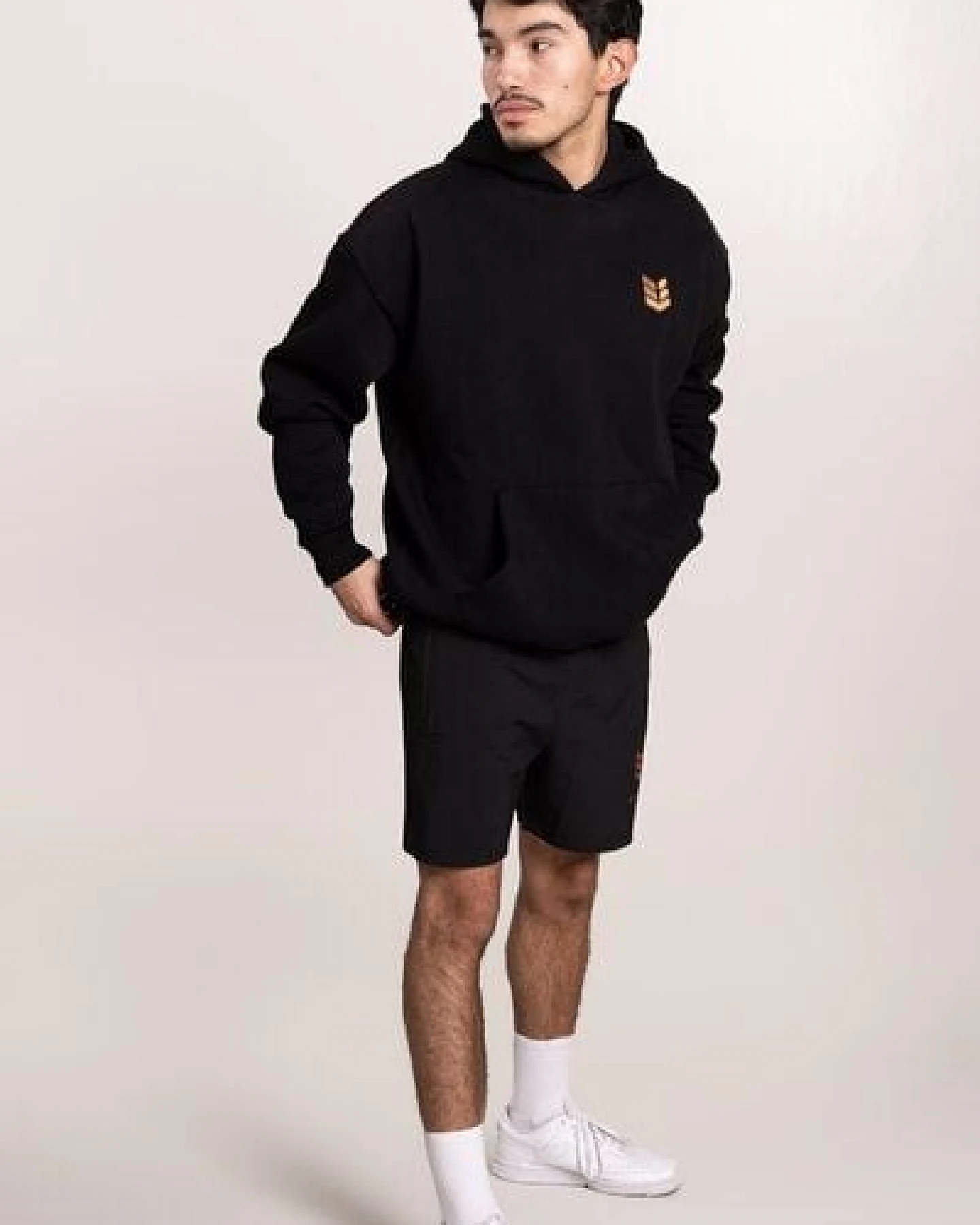 Empire Embodied Sportswear Hochwertiger, weicher, flauschiger und Oversize Herren Hoodie Kapuzenjacke Kapuzenpullover aus biologischer Baumwolle – Ansicht 3