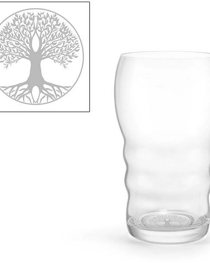 LivingDesigns Trinkglas Galileo Lebensbaum