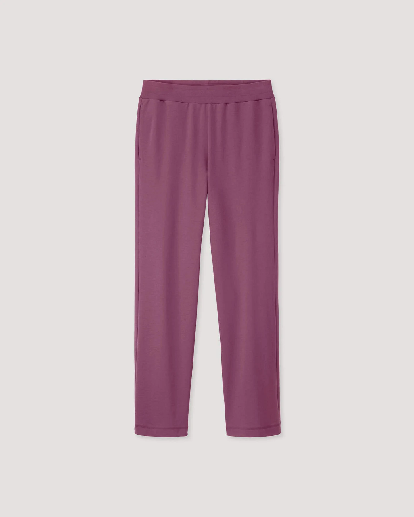 hessnatur Damen Loungehose Relaxed aus Bio-Baumwolle mit Kapok - lila - Größe 36 – Ansicht 3