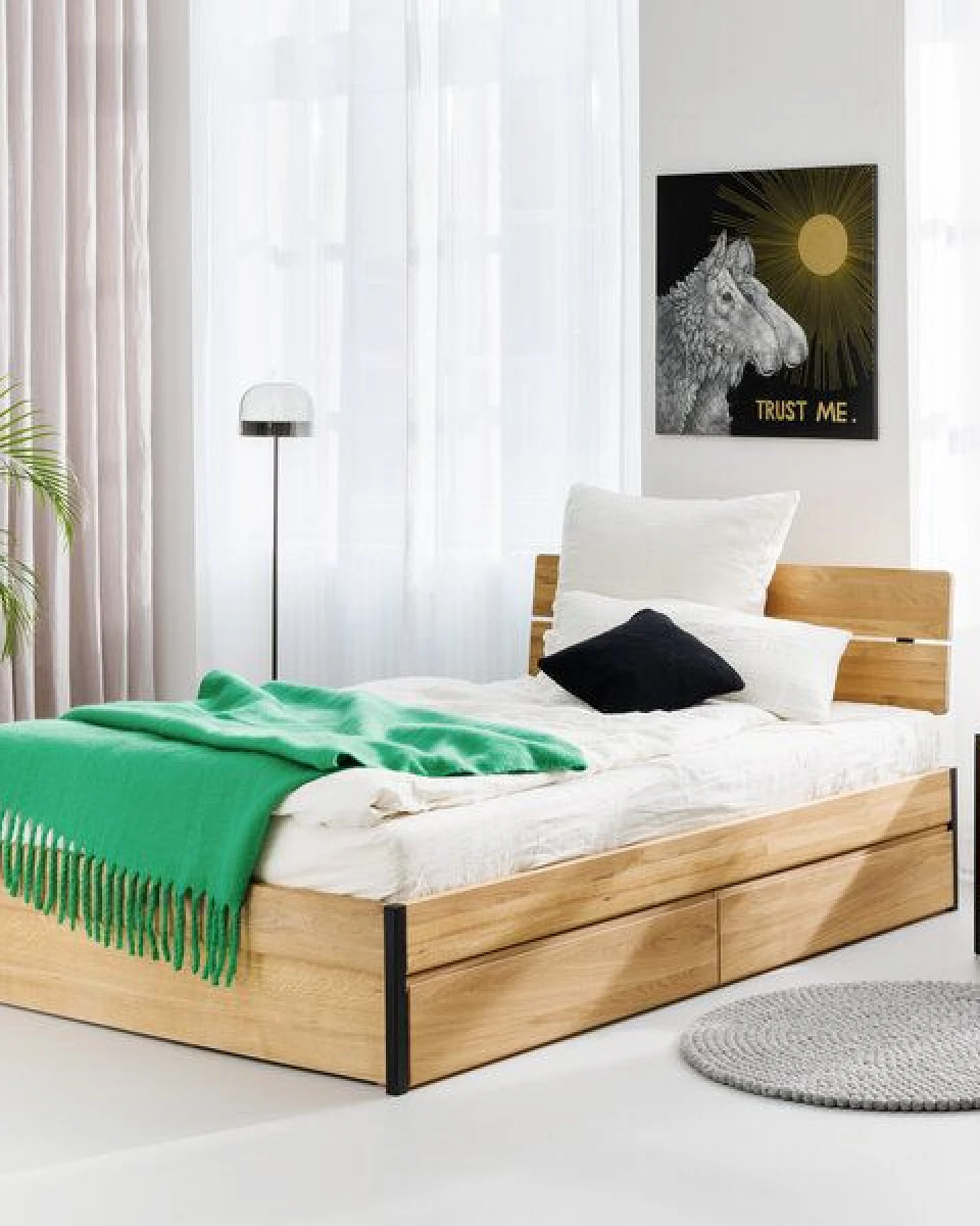 ekomia Bett Luna Storage – Ansicht 2