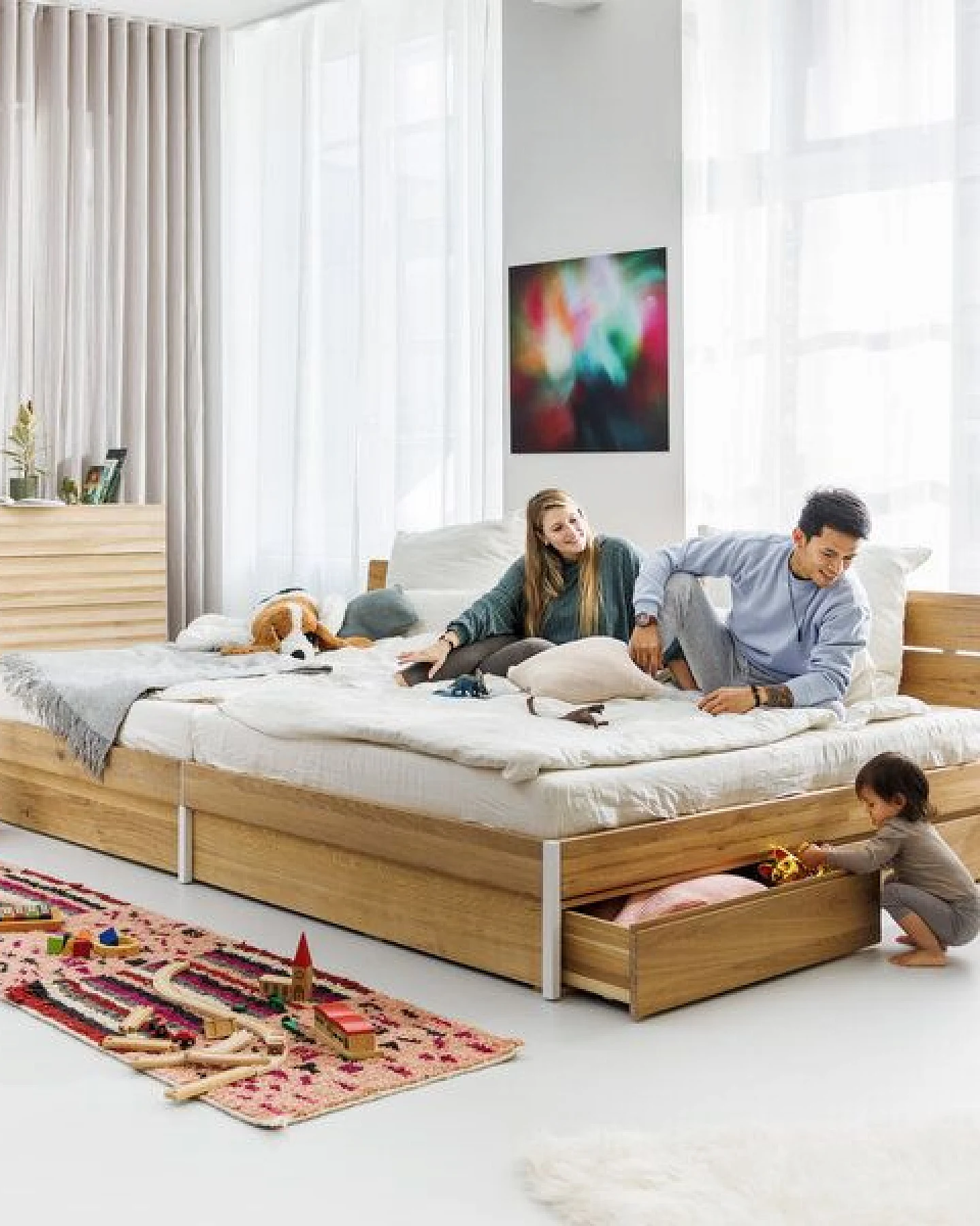 ekomia Familienbett Luna Storage – Ansicht 3