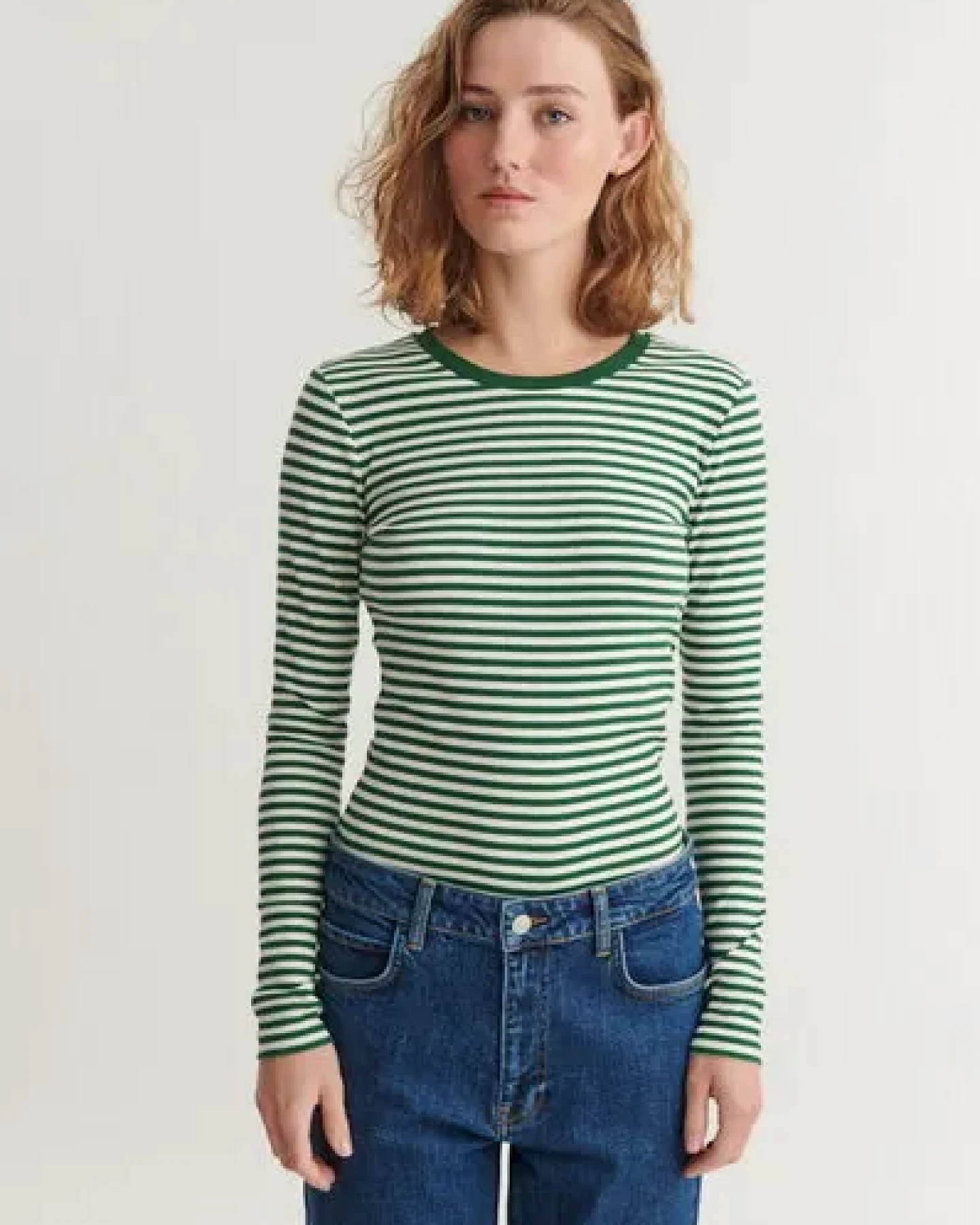 Basic Apparel LUDMILLA Langarmshirt aus Bio-Baumwolle – Ansicht 3