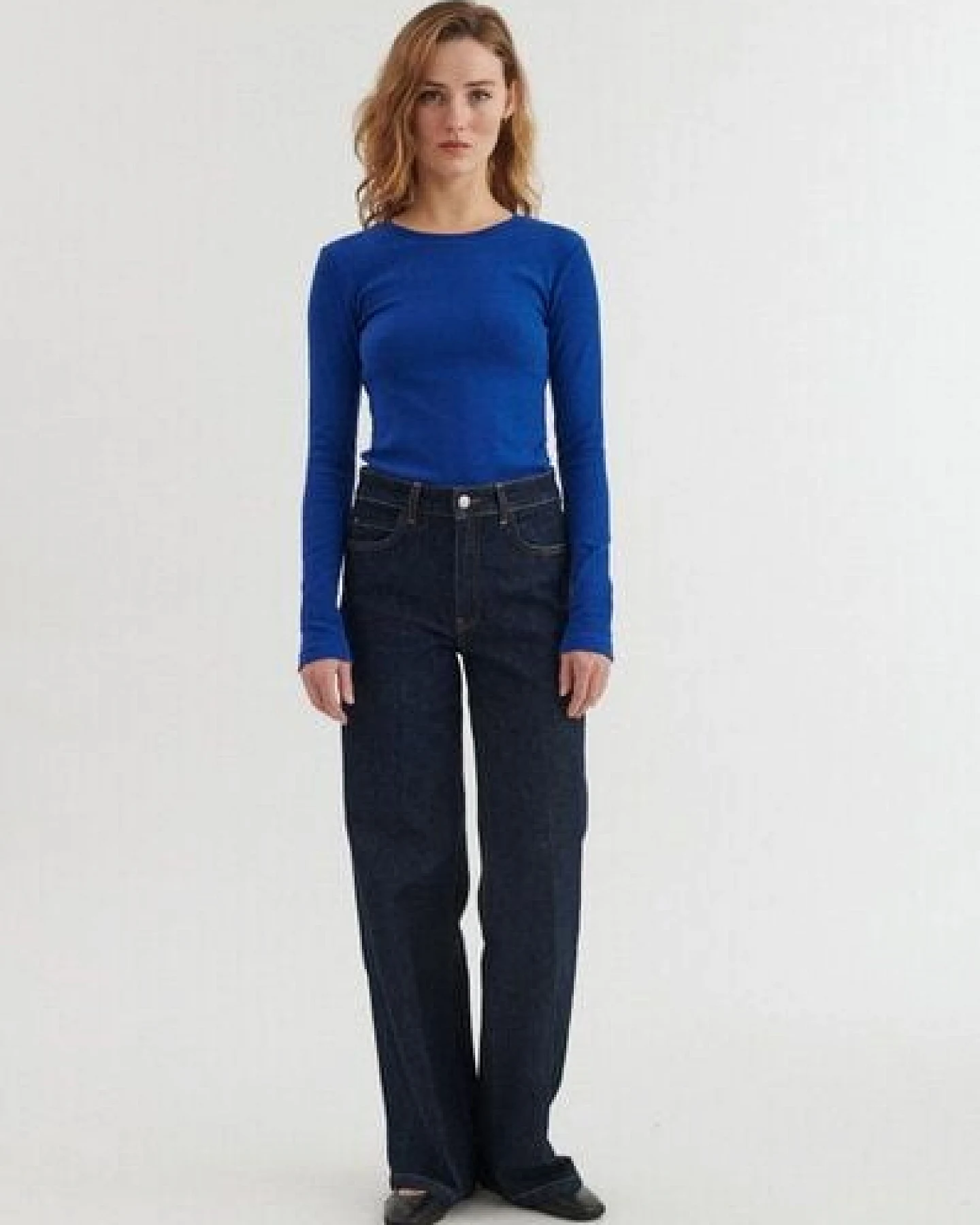 Basic Apparel LUDMILLA Langarmshirt aus Bio-Baumwolle – Ansicht 3