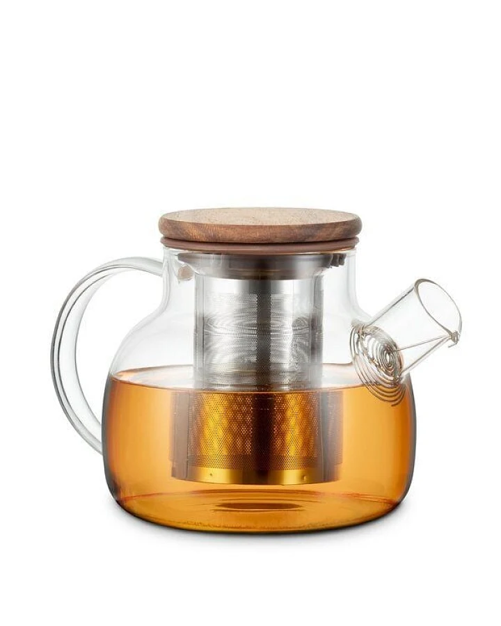 Econovo Teekanne aus Glas 0,75L & 1,5L