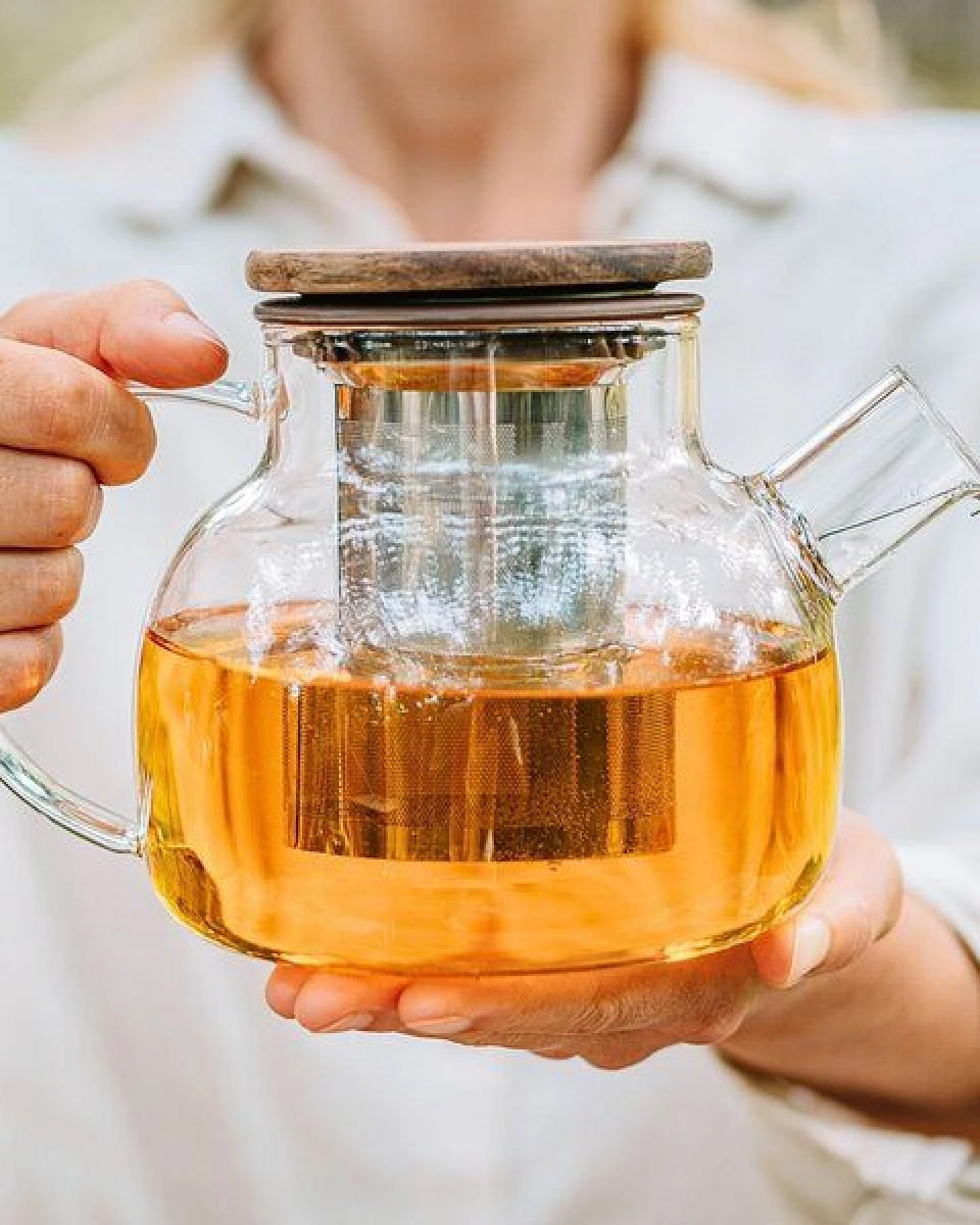 Econovo Teekanne aus Glas 0,75L & 1,5L – Ansicht 3