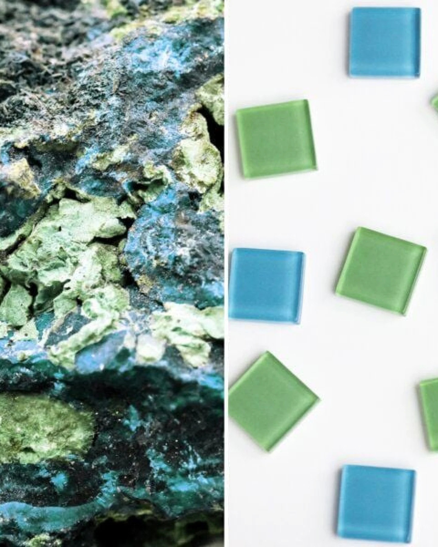 ALEXASCHA Deko Magnete aus Upcycling Glas • Set aus 9 starken Magneten • ideal zum Verschenken – Ansicht 3