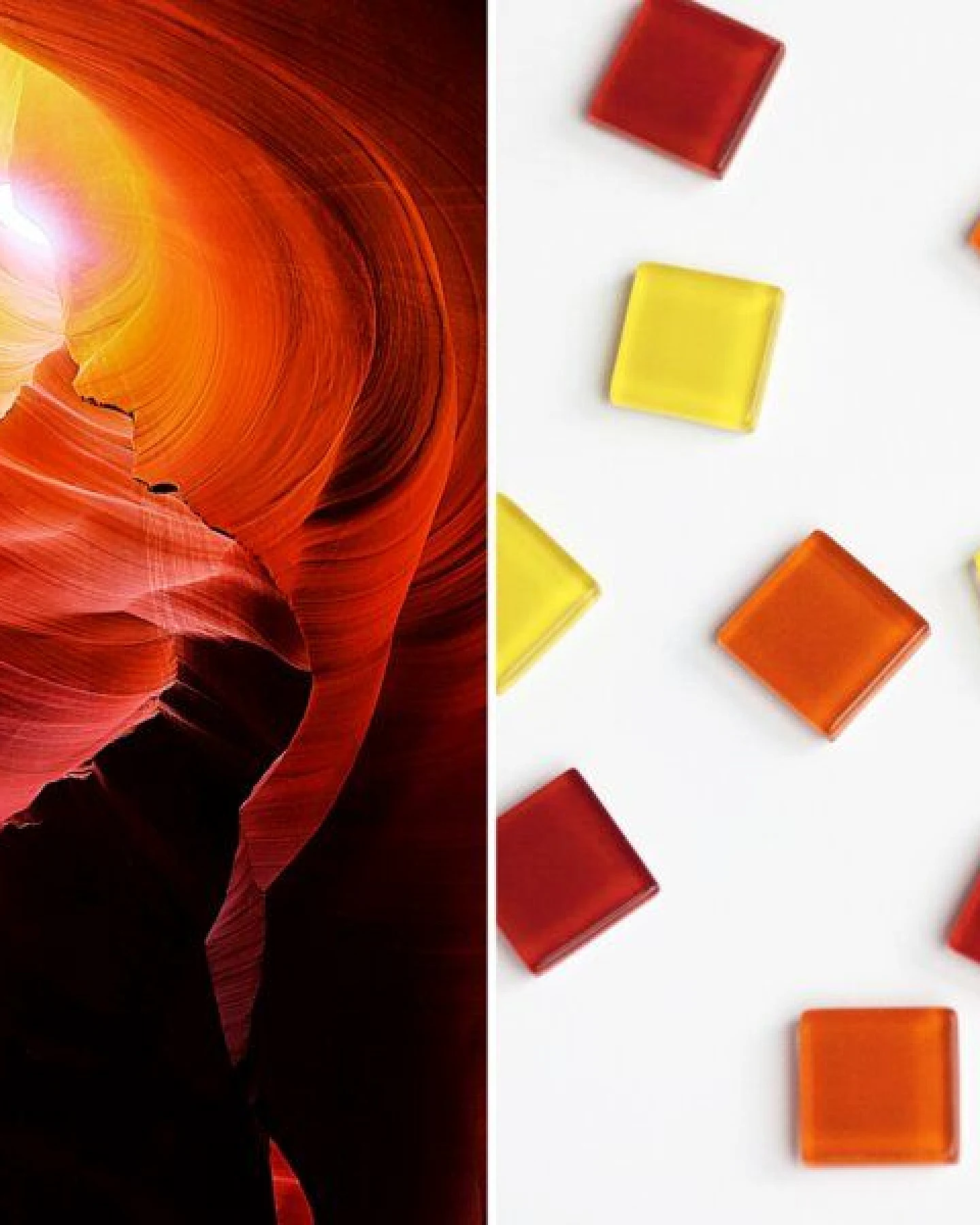 ALEXASCHA Magnet Set aus Upcycling Glas • 9 starke Magnete für den Kühlschrank • ideal zum Verschenken – Ansicht 3