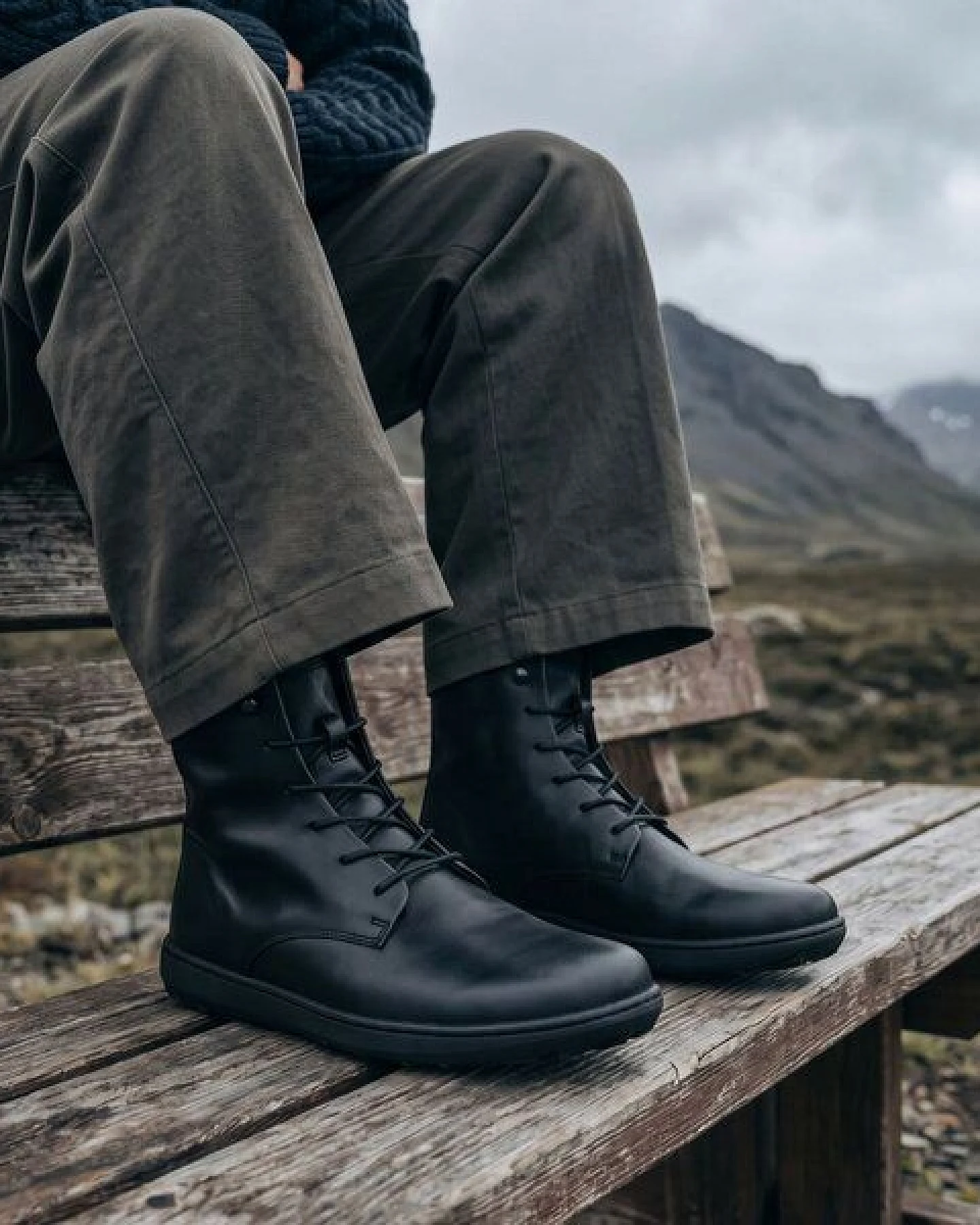 SORBAS VAEY Barefoot 7 - gefütterte Barfußstiefel aus Leder – Ansicht 3