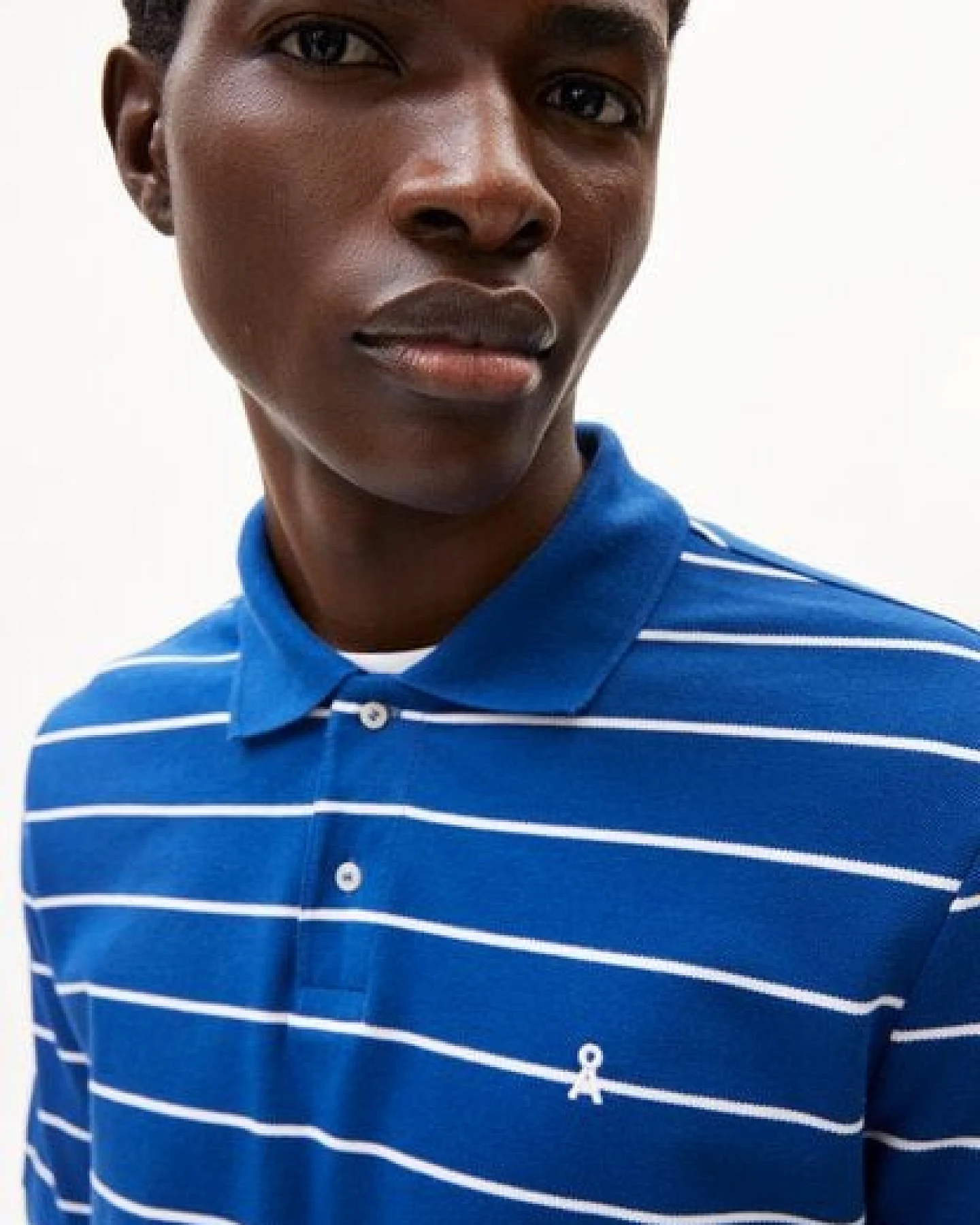 ARMEDANGELS MAARIO STRIPES Herren Polo T-Shirt aus Bio-Baumwolle – Ansicht 3