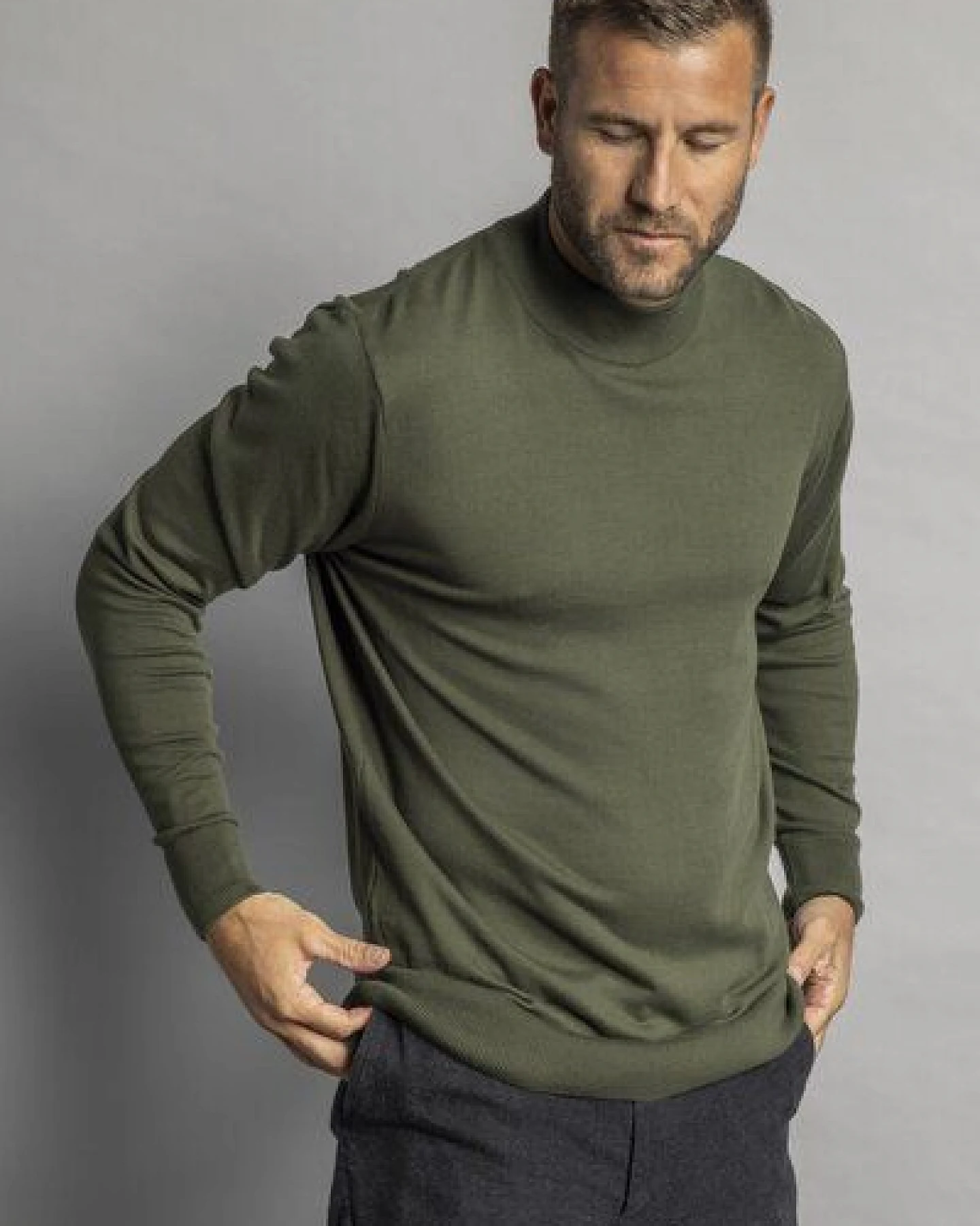 dirts Mock Neck Pullover – Ansicht 3