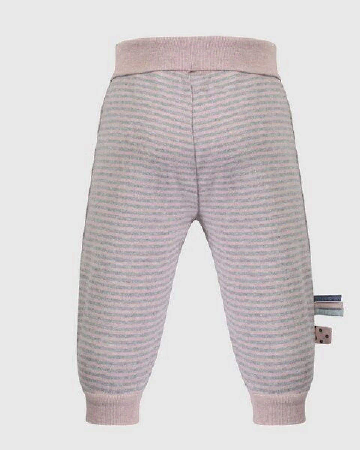 Baby-Hose mit Gummiband, gestreift 'OrganicEra' aus Bio-Baumwolle – Ansicht 3