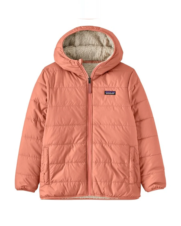 Patagonia - Boy's Reversible Ready Freddy Hoody - Winterjacke Gr L rosa
