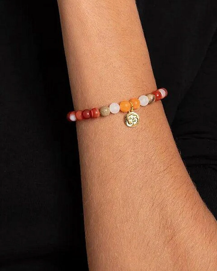 Spirit of OM Armband Carneol