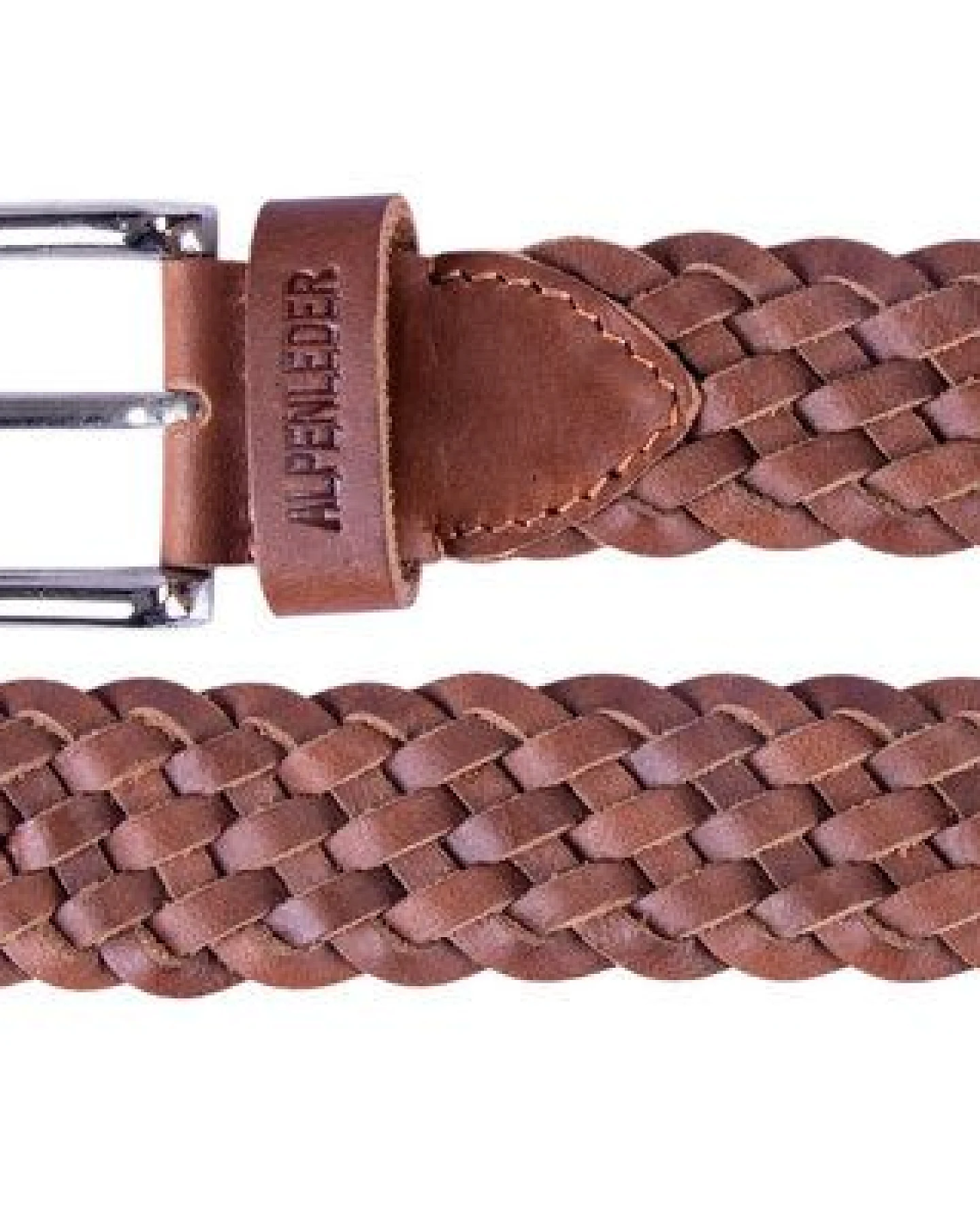 Alpenleder Gürtel FLECHTWERK – Ansicht 2