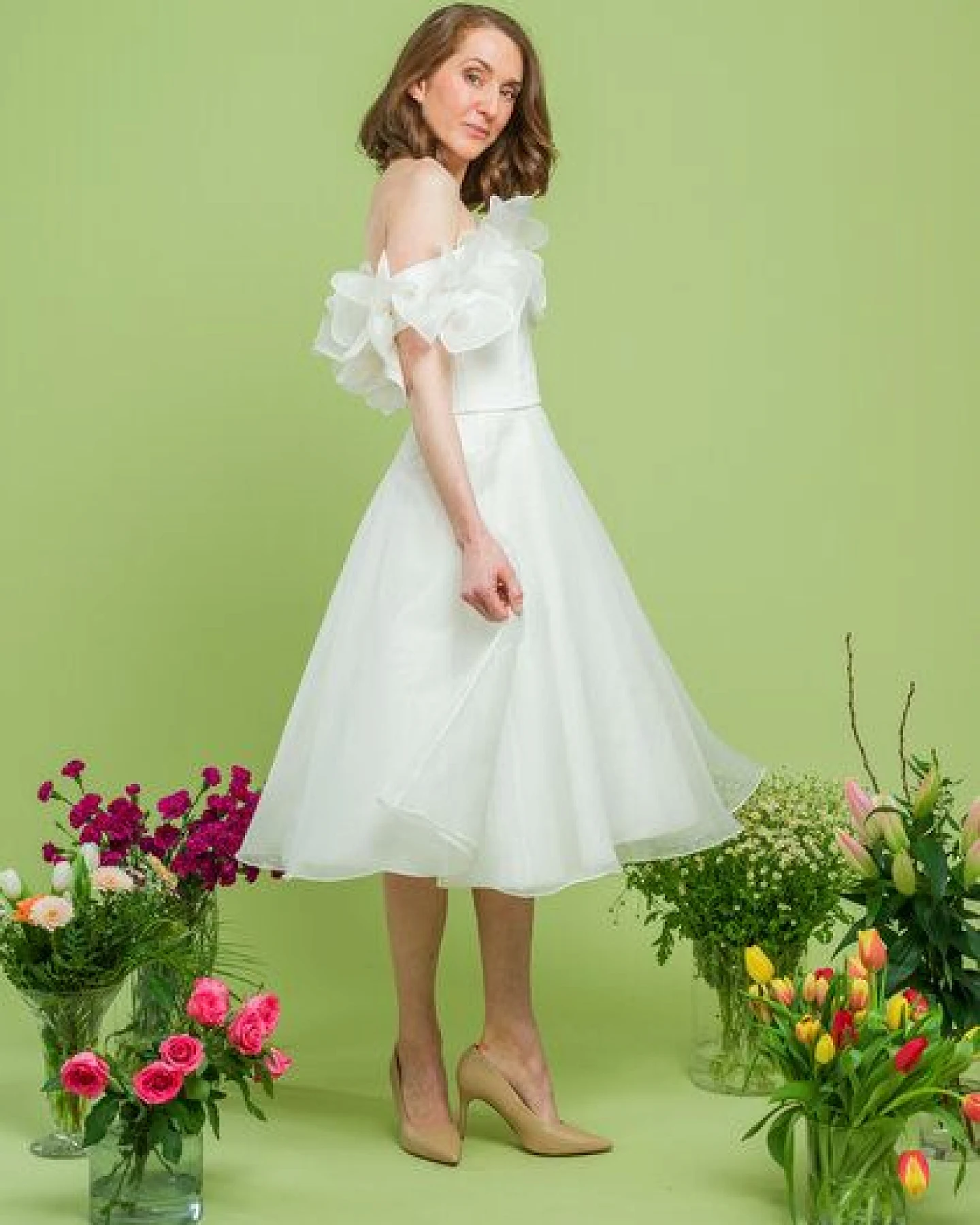 Atelier SNOW Zweiteiliges Brautkleid Primel – Ansicht 3