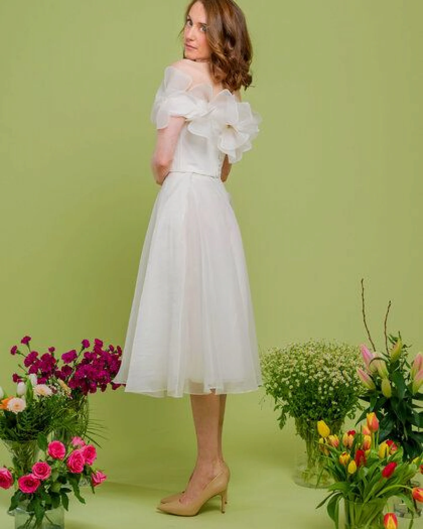 Atelier SNOW Zweiteiliges Brautkleid Primel – Ansicht 4