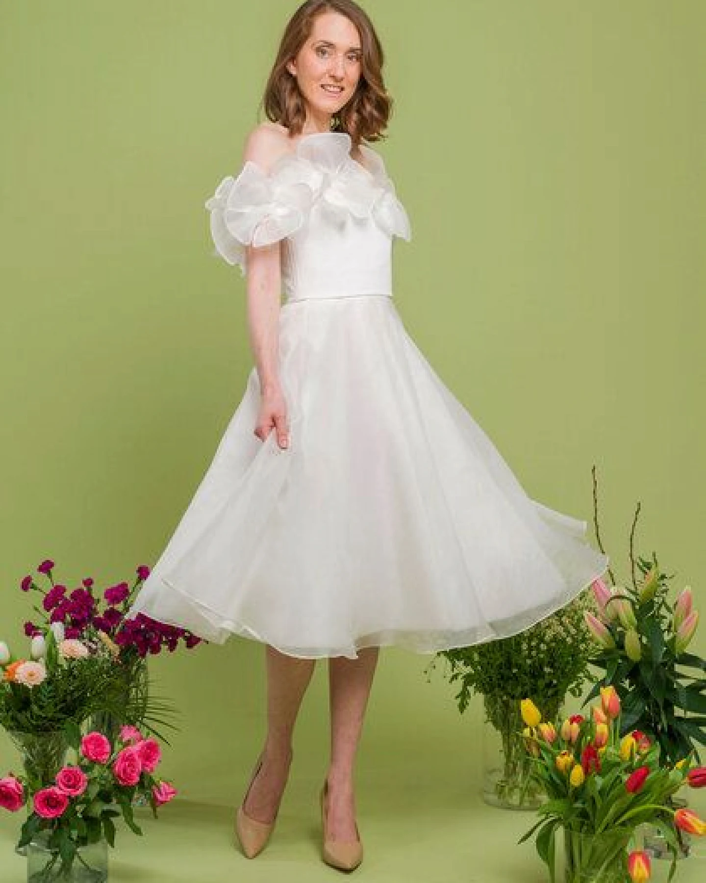 Atelier SNOW Zweiteiliges Brautkleid Primel – Ansicht 2