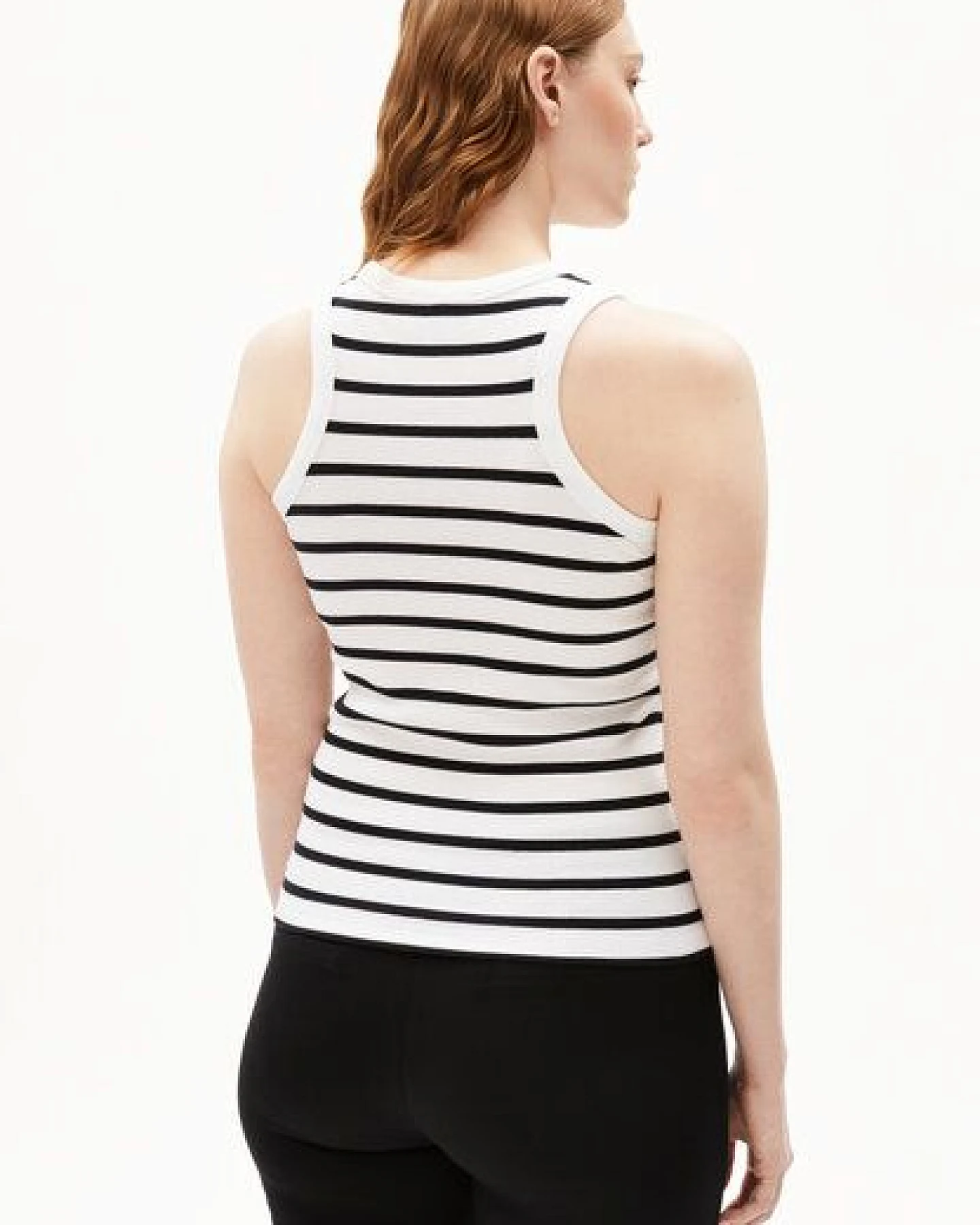 ARMEDANGELS KANITAA STRIPES Damen Ripp-Top aus Bio-Baumwoll Mix – Ansicht 2