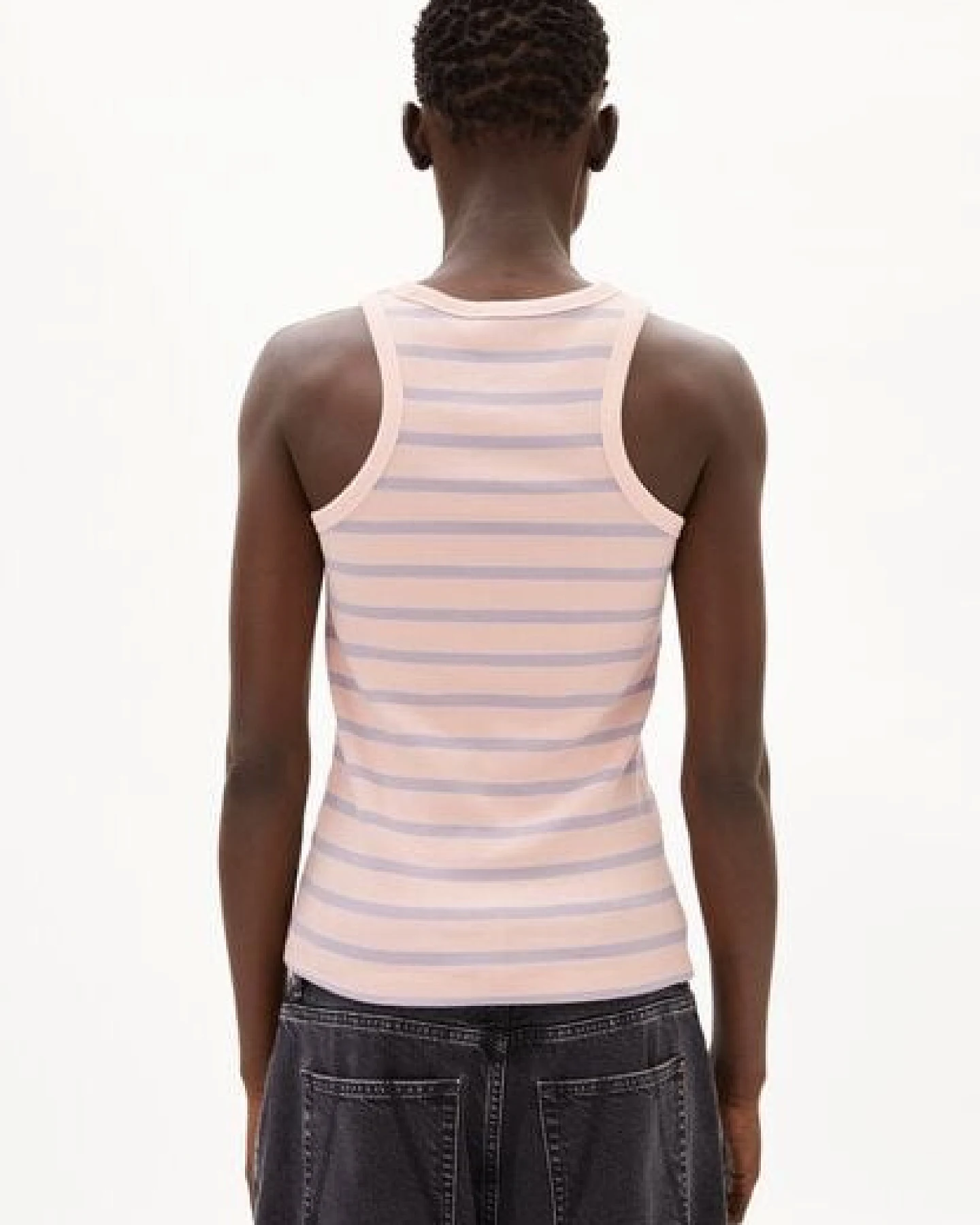 ARMEDANGELS KANITAA STRIPES Damen Ripp-Top aus Bio-Baumwoll Mix – Ansicht 2
